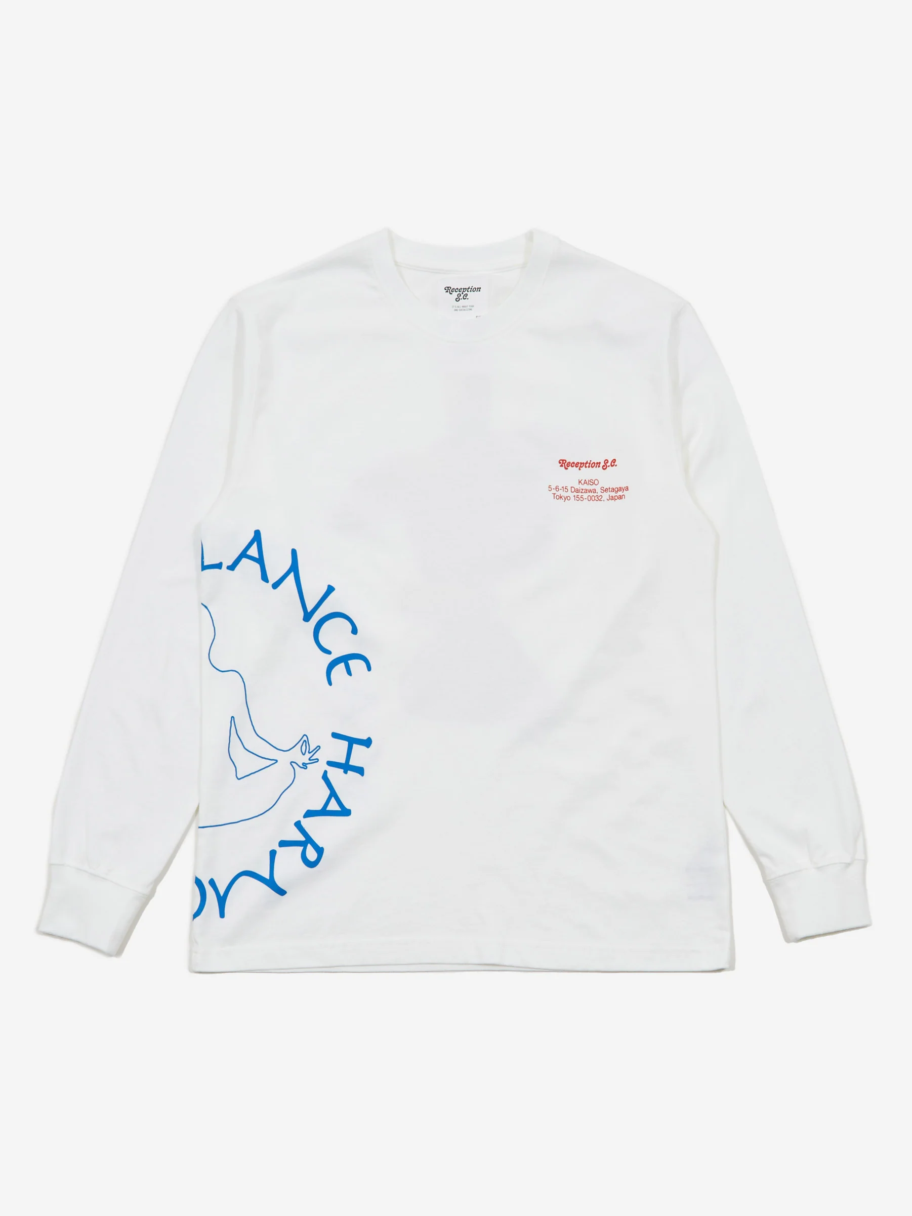 Reception Kaiso Bakery Longsleeve T-Shirt - White - Image 2