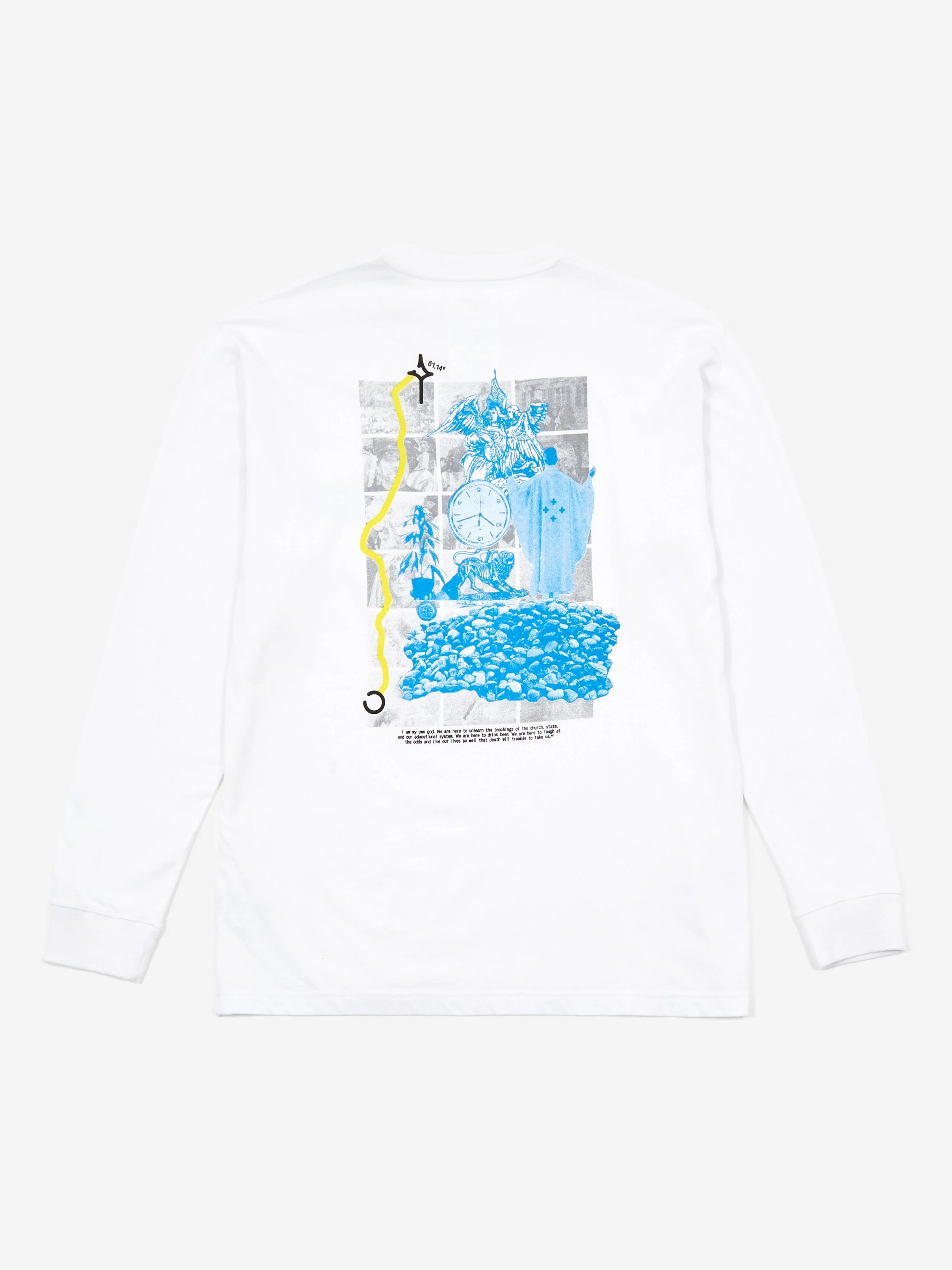 Reception Kotor Long Sleeve T-Shirt - White - Image 2