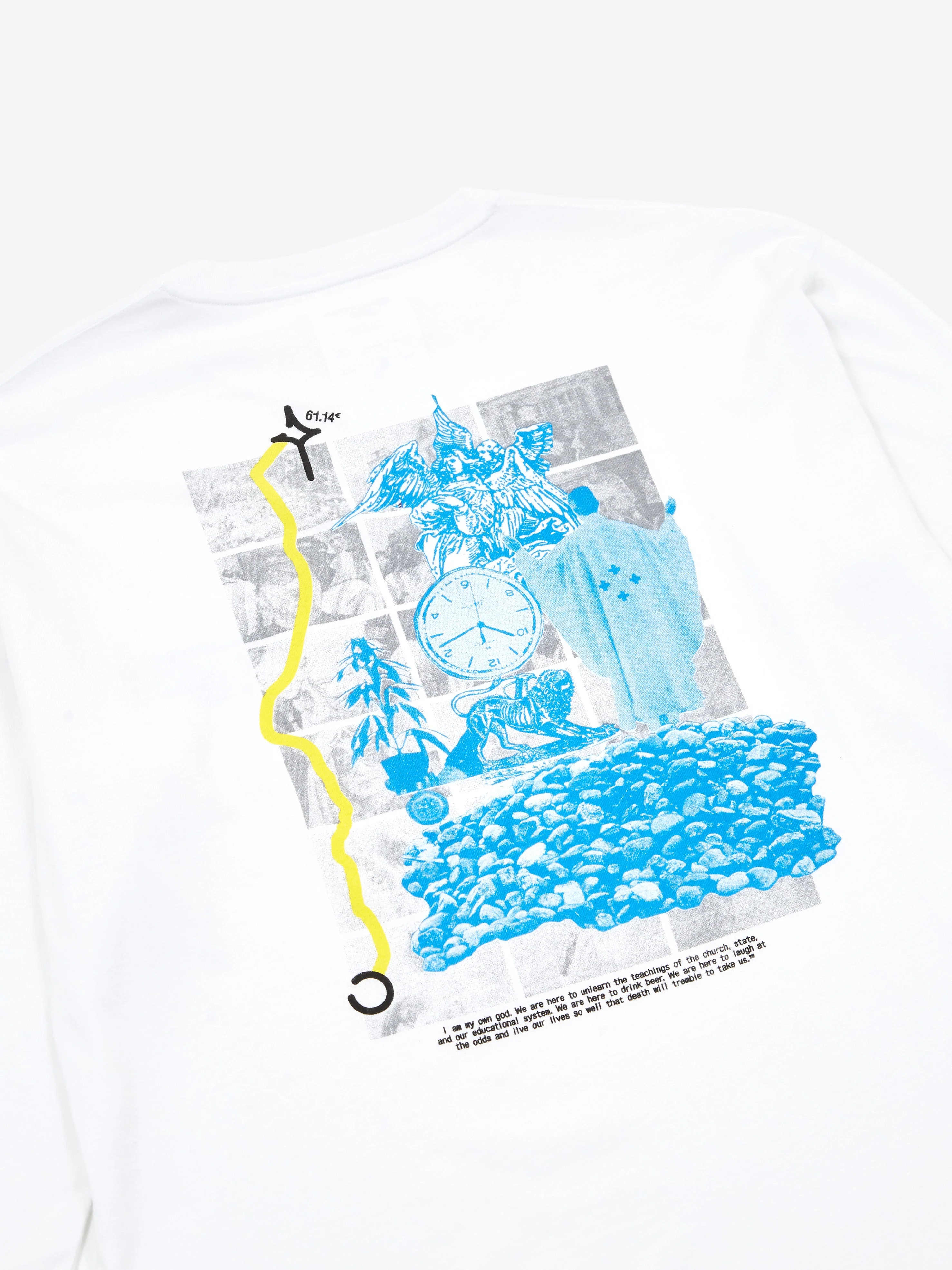 Reception Kotor Long Sleeve T-Shirt - White - Image 3