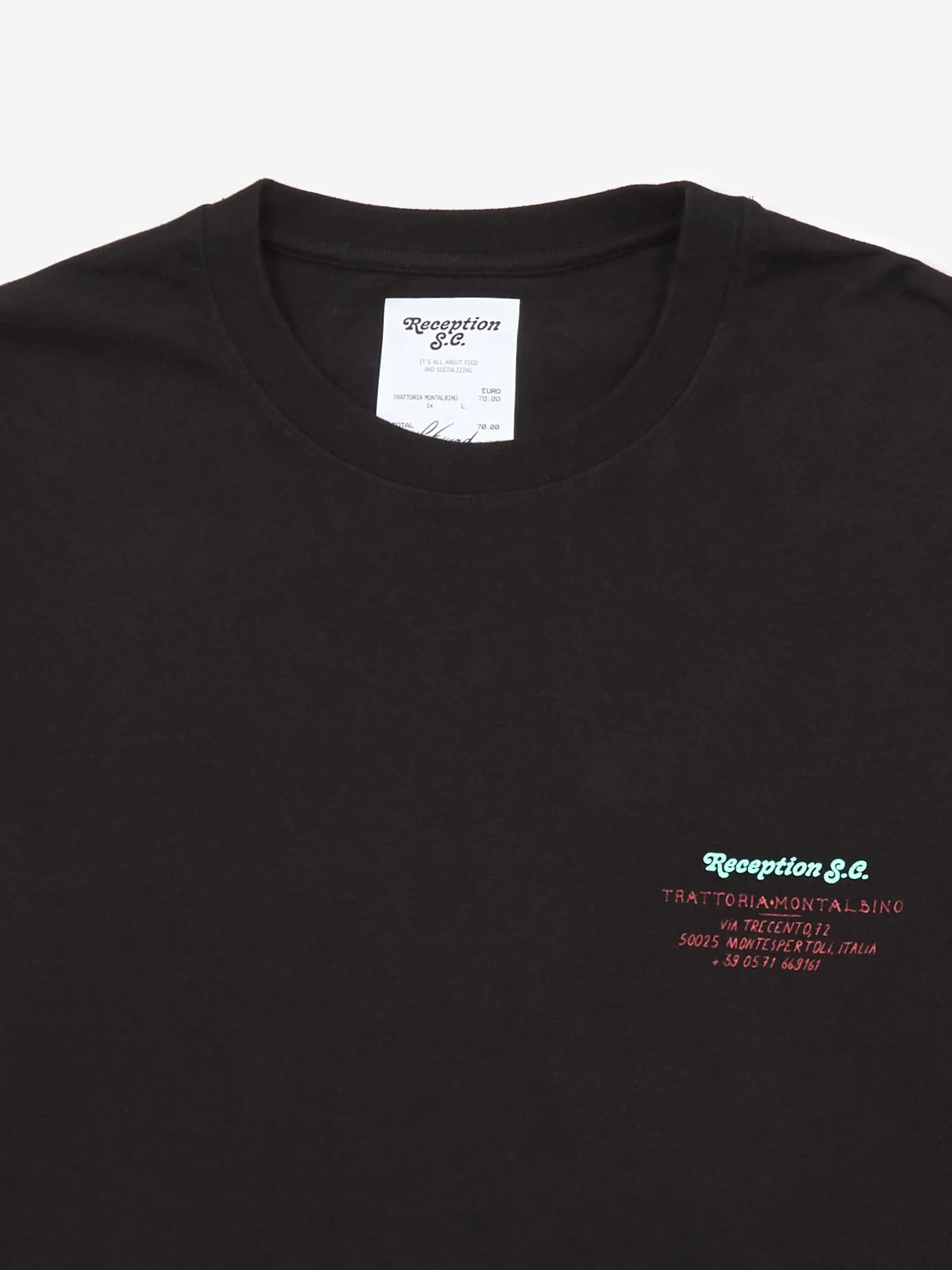 Reception Montalbino Long Sleeve T-Shirt - Black - Image 4