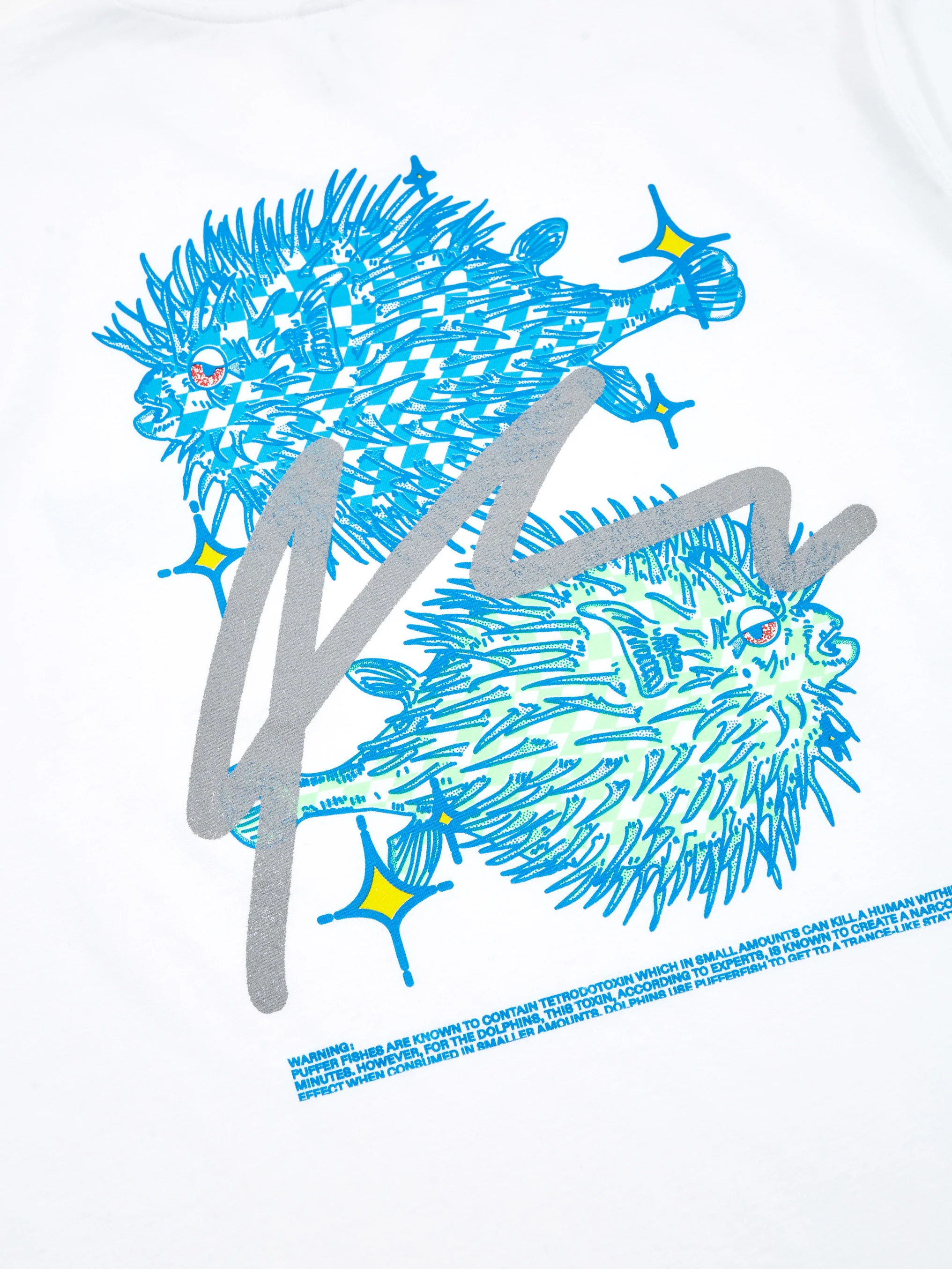 Reception Puffer Shortsleeve T-Shirt - White - Image 3