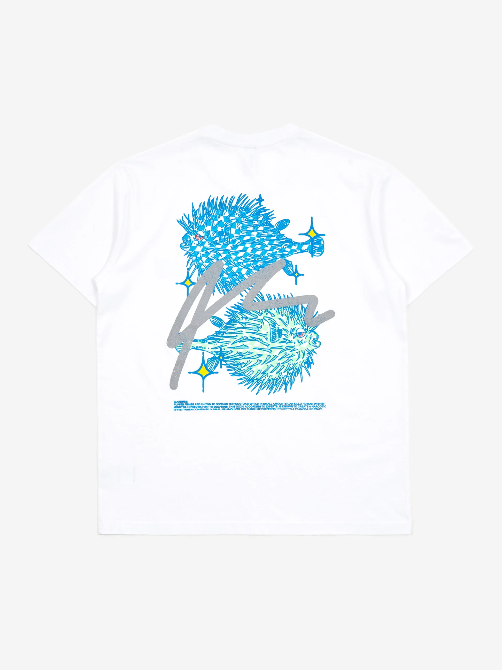 Reception Puffer Shortsleeve T-Shirt - White - Image 4