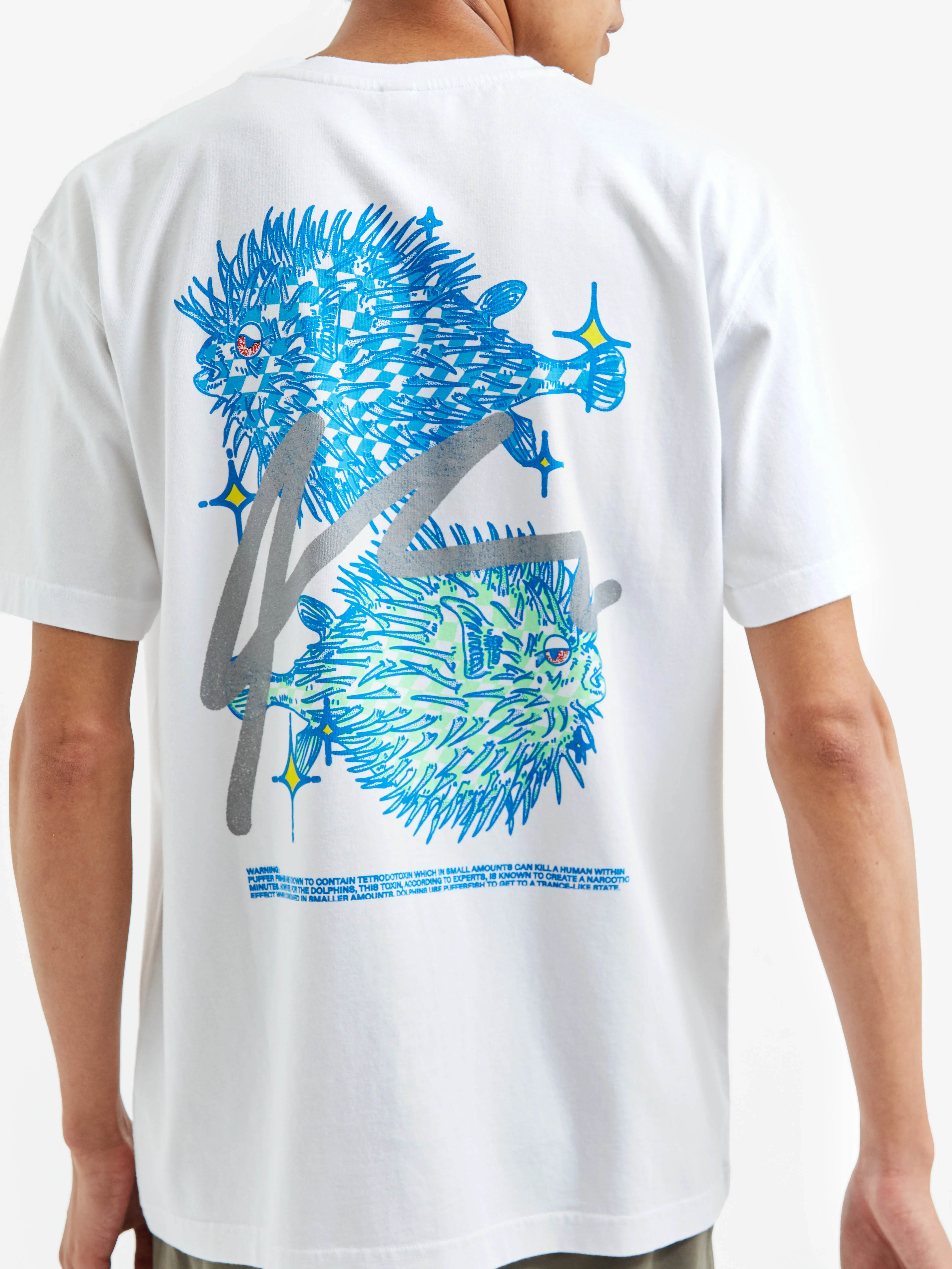 Reception Puffer Shortsleeve T-Shirt - White - Image 7