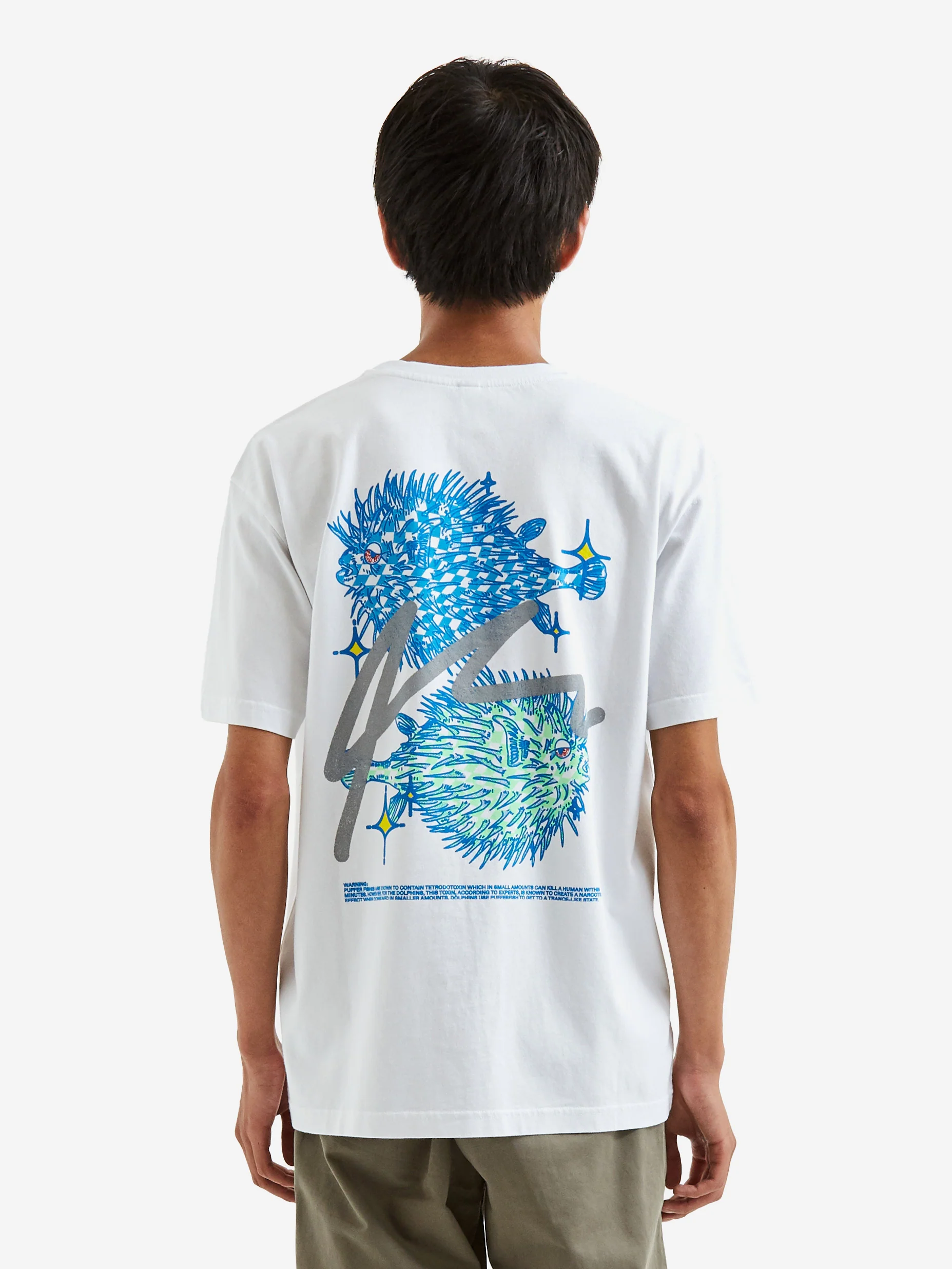 Reception Puffer Shortsleeve T-Shirt - White - Image 8