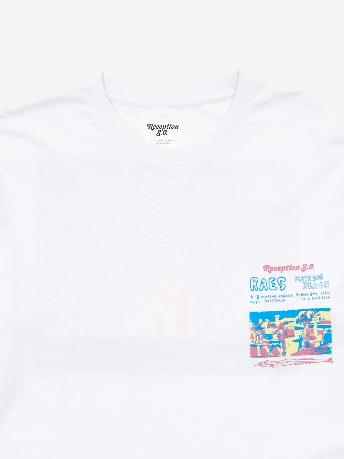 Reception Raes Long Sleeve T-Shirt - White - Image 4