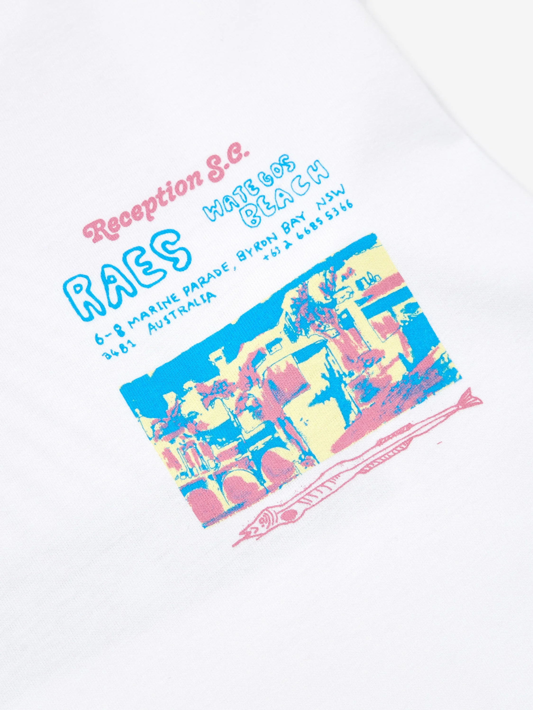 Reception Raes Long Sleeve T-Shirt - White - Image 5