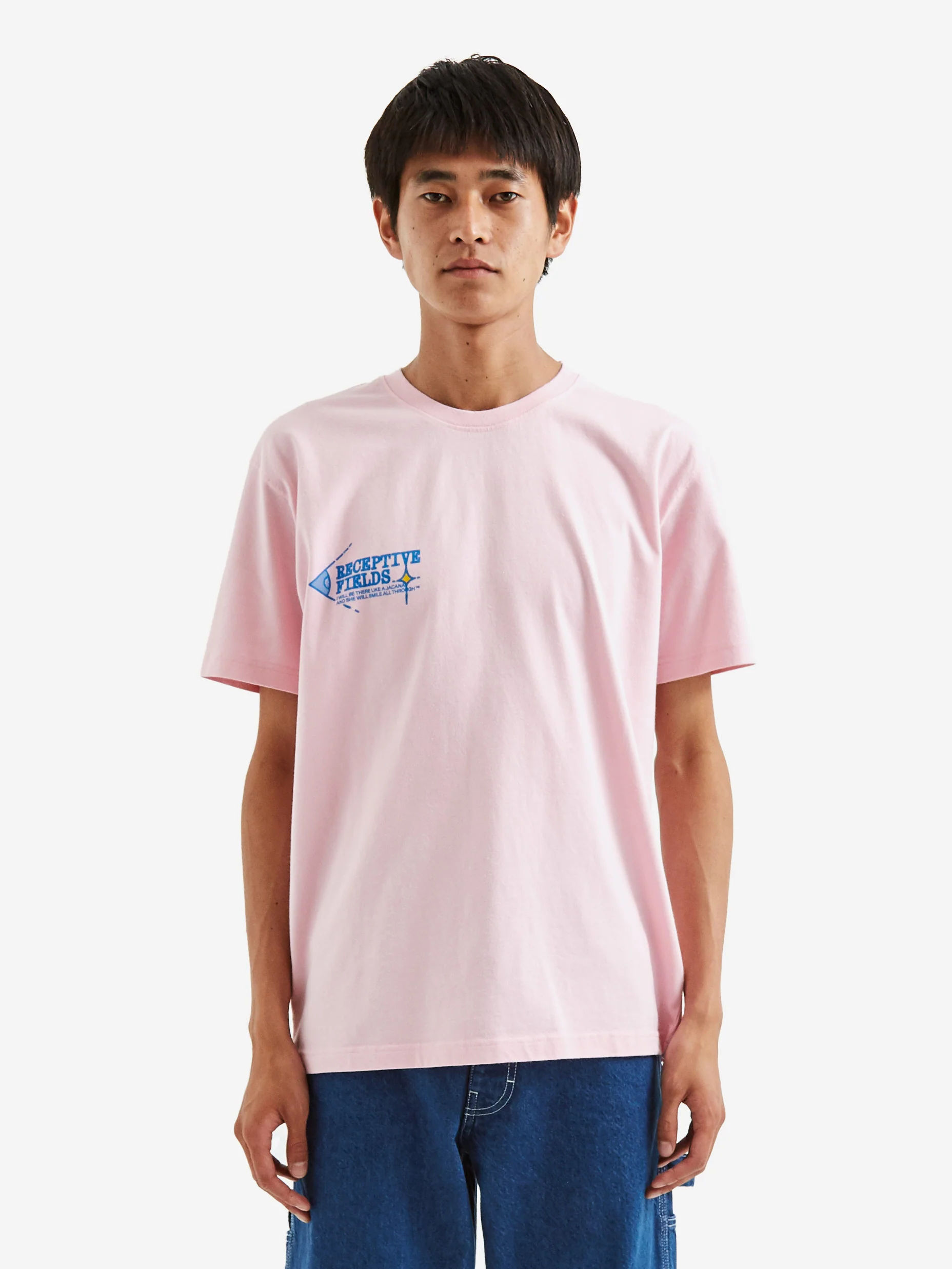 Reception Receptive Shortsleeve T-Shirt - Light Pink - Image 5
