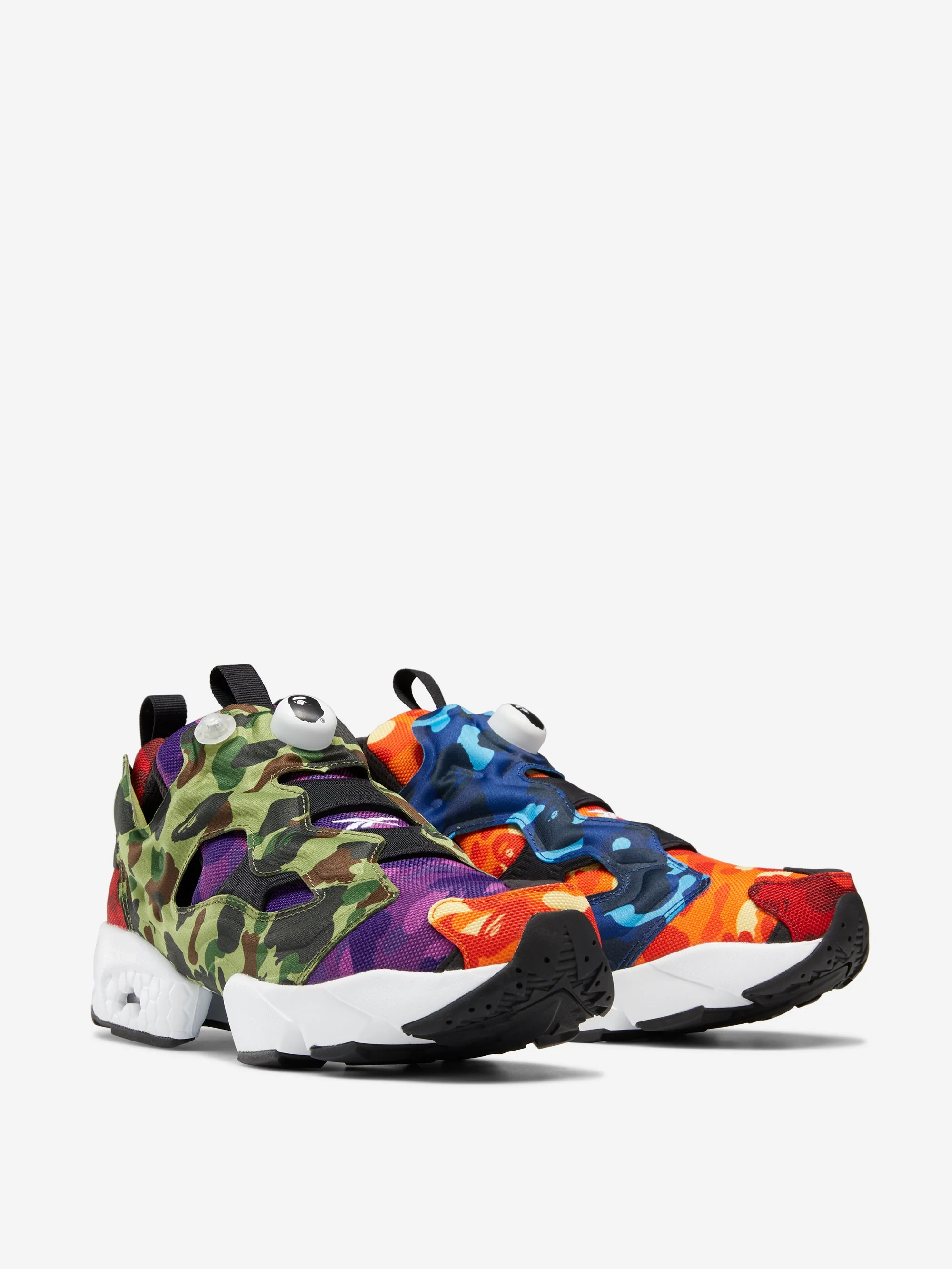 Reebok x Bape Instapump Fury OG - White/Black - Image 3
