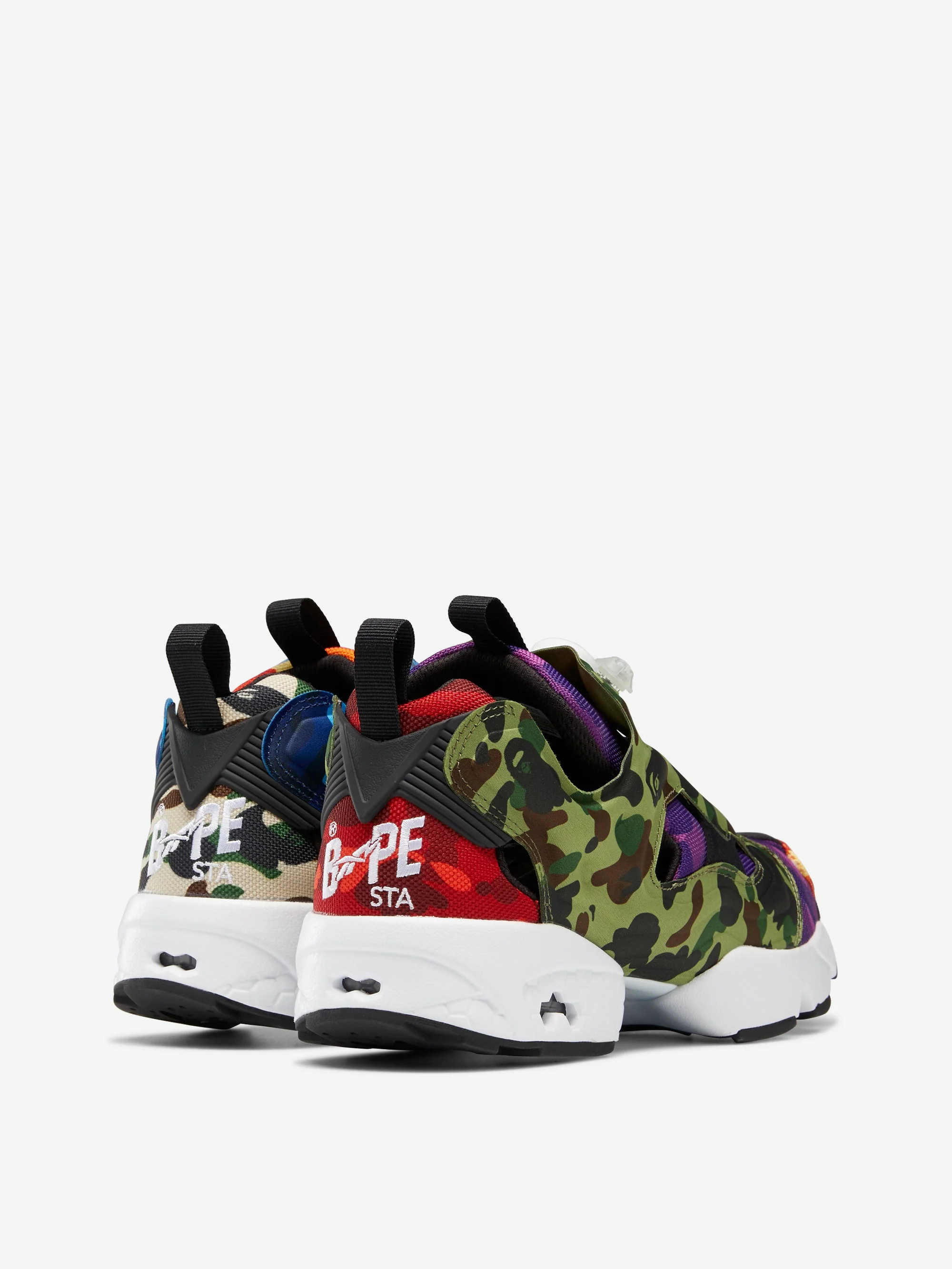 Reebok x Bape Instapump Fury OG - White/Black - Image 5
