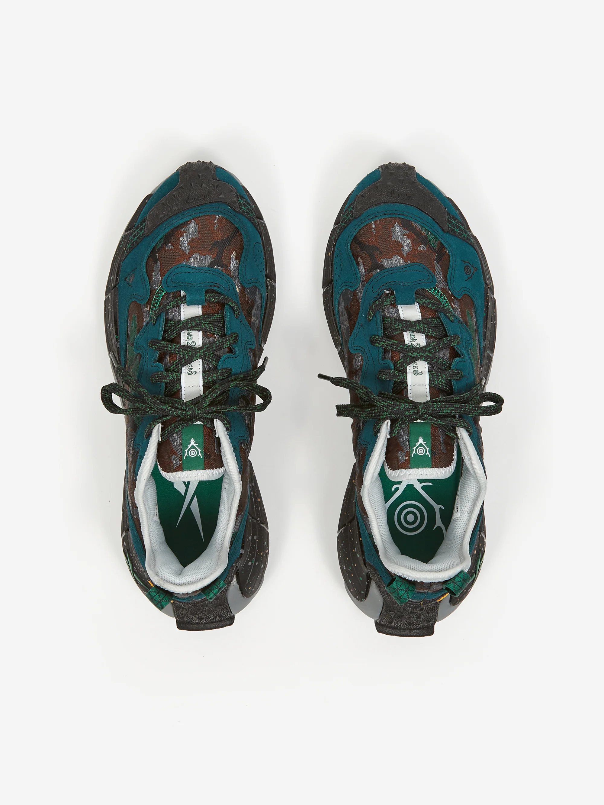 Reebok x South2 West8 Zig Kinetica Edge - Clover Green/Cold Grey 6/Core Black - Image 5