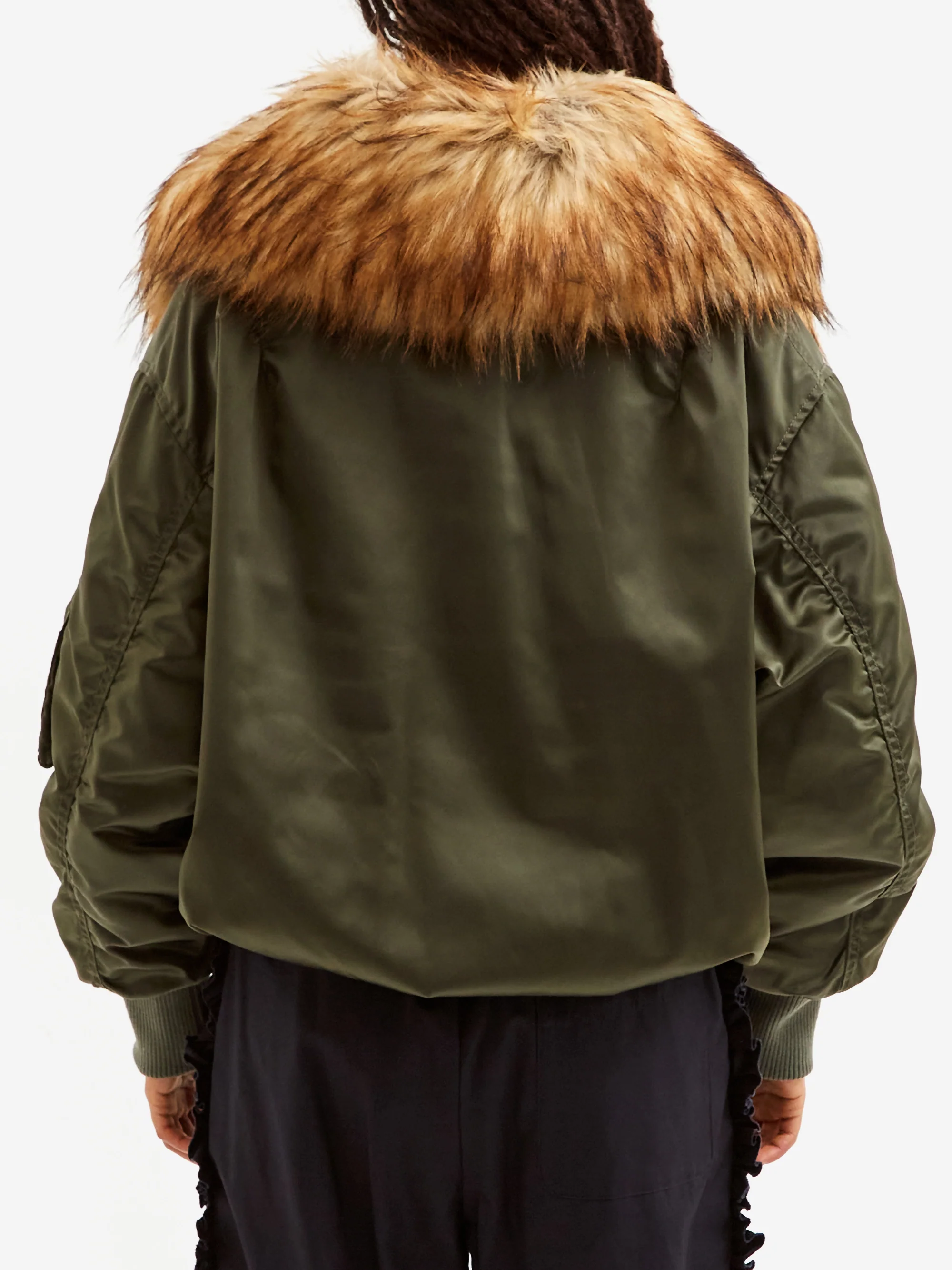 RhodolirioN B-15 Type Big Collar Jacket - Army Twill - Image 3