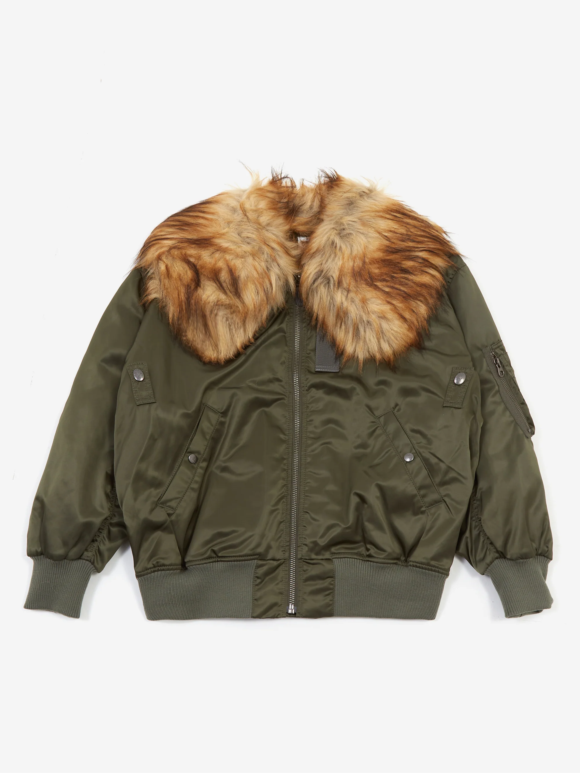 RhodolirioN B-15 Type Big Collar Jacket - Army Twill - Image 4