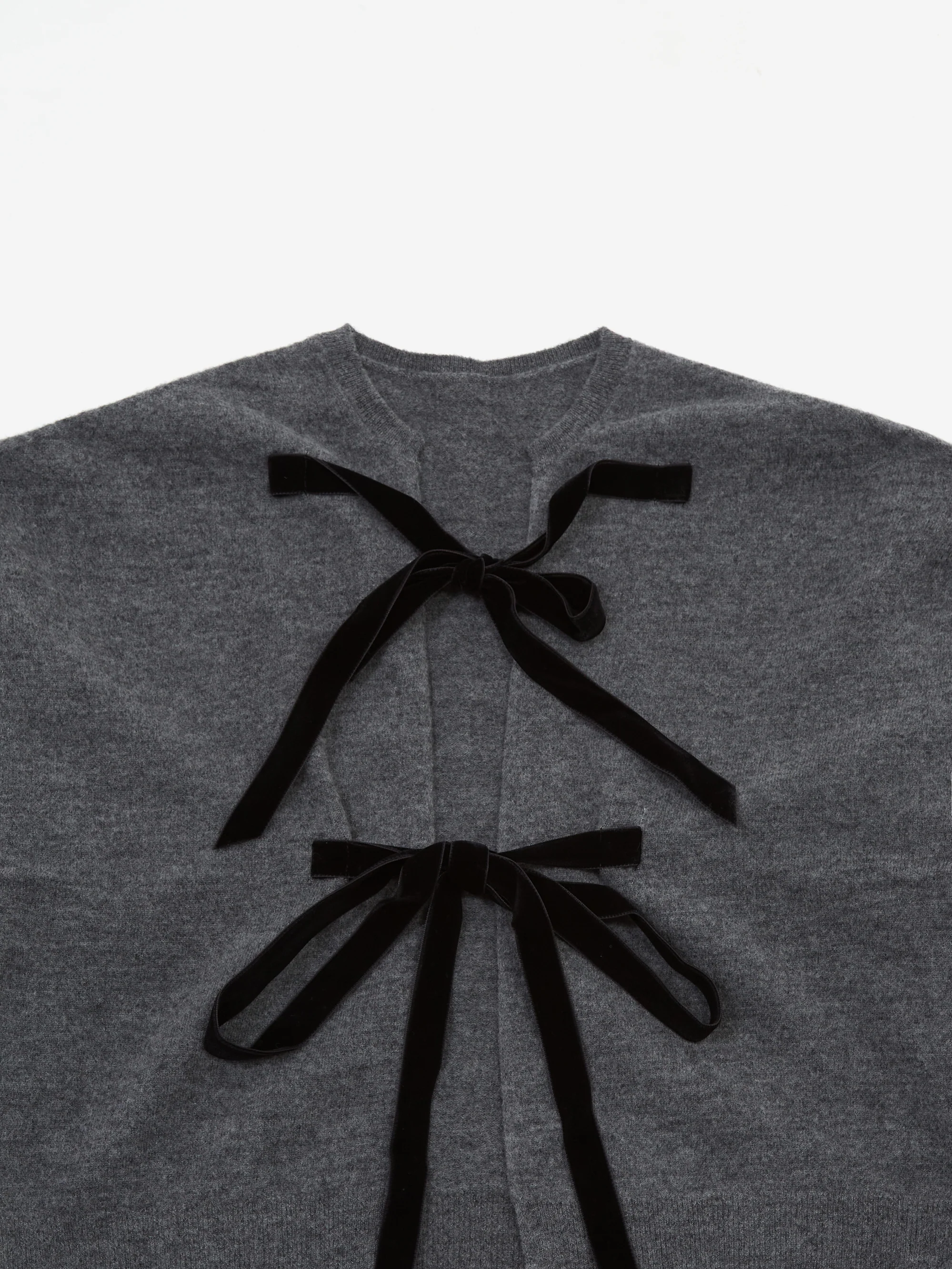RhodolirioN Boiled Wool Knit Cardigan - Grey - Image 5