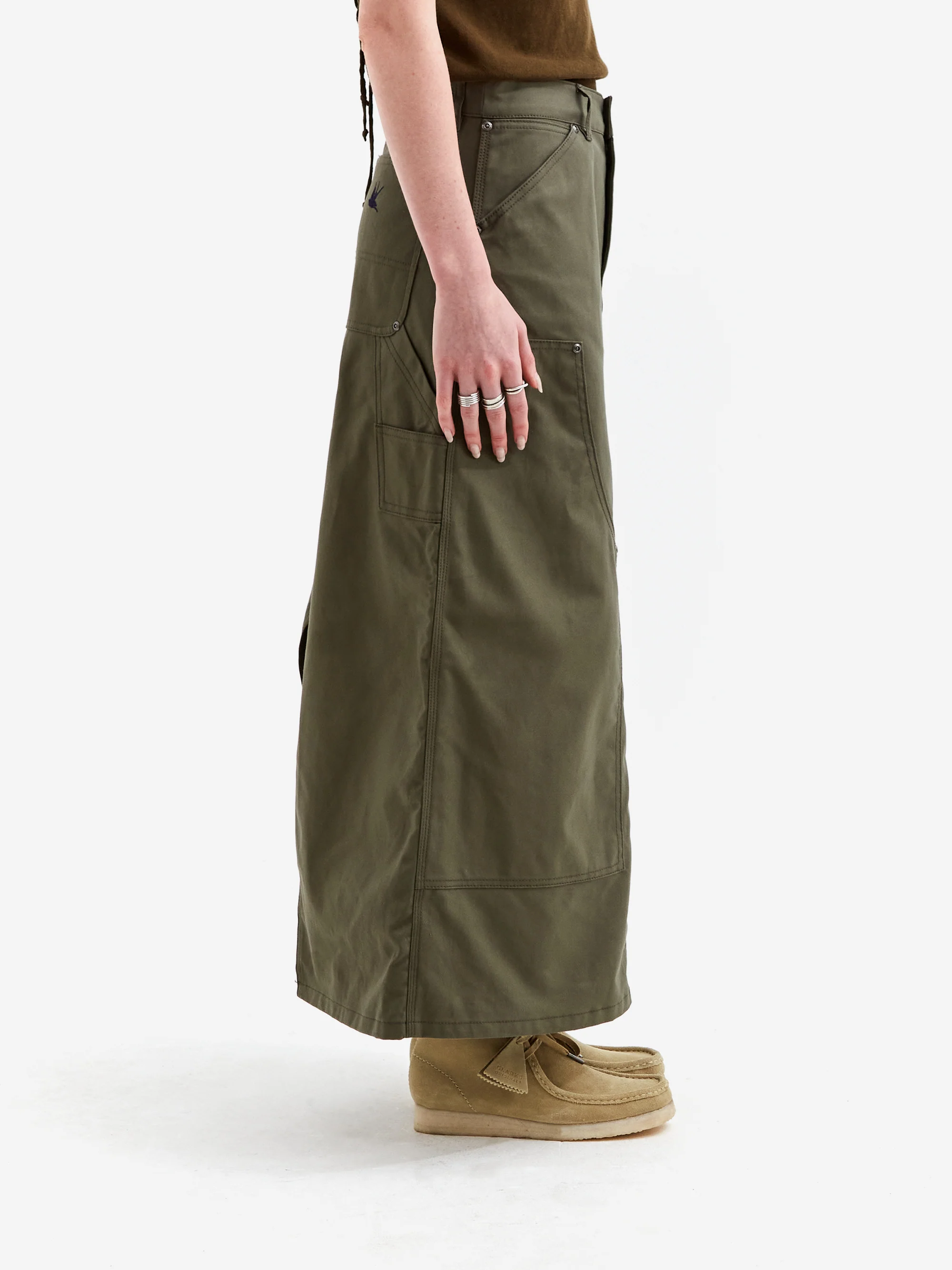 RhodolirioN Cowboy Skirt - Duck Olive - Image 2