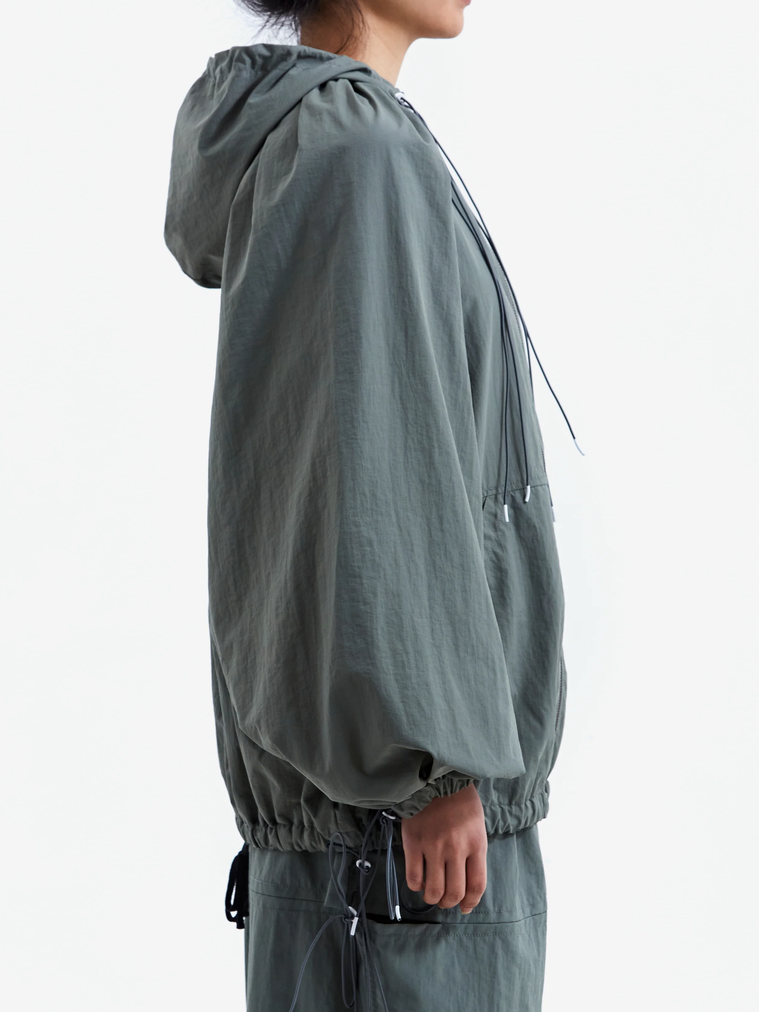 RhodolirioN Deck Shell Hoody - Olive - Image 4