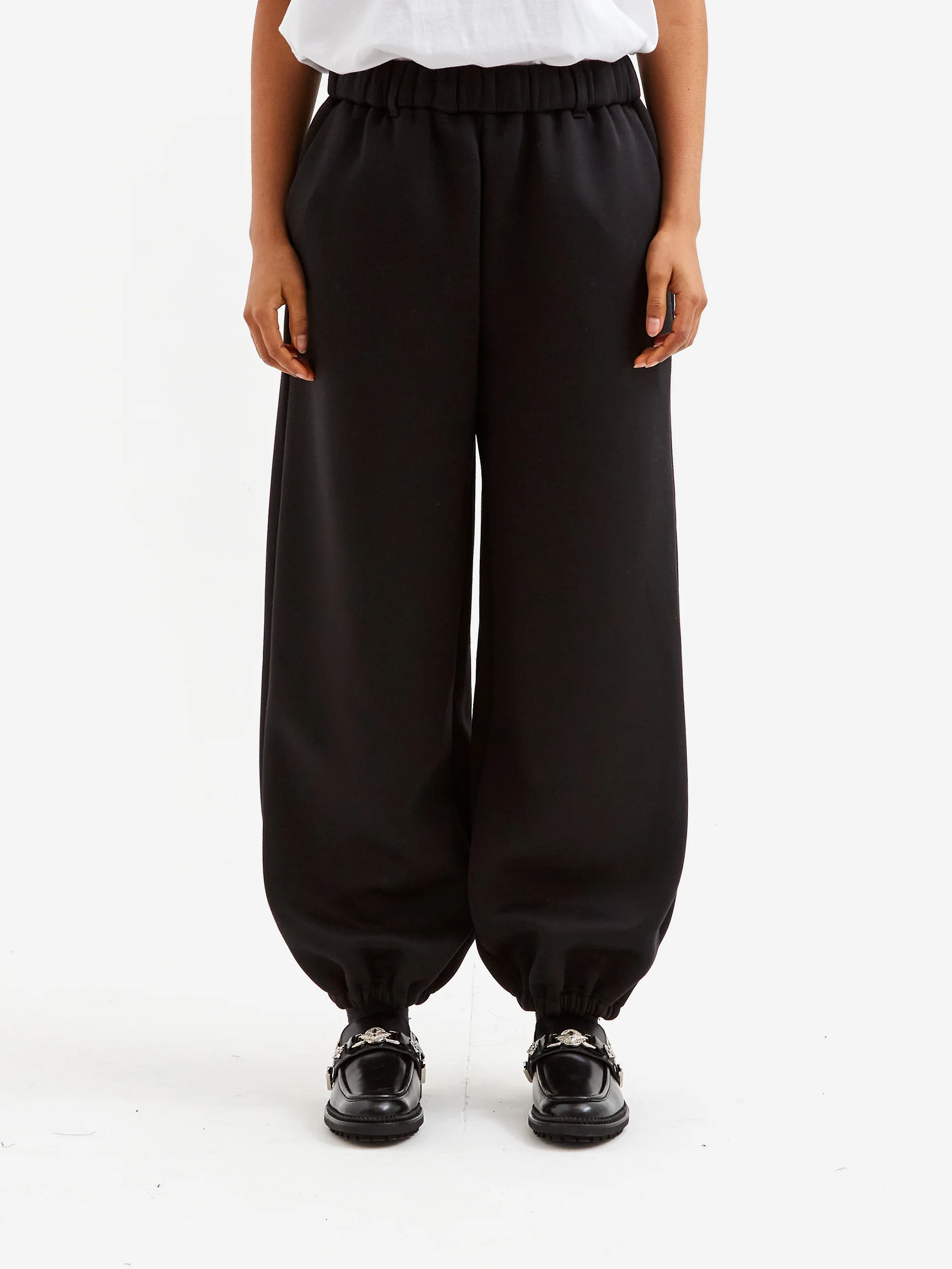 RhodolirioN Double Jersey Balloon Pant - Black