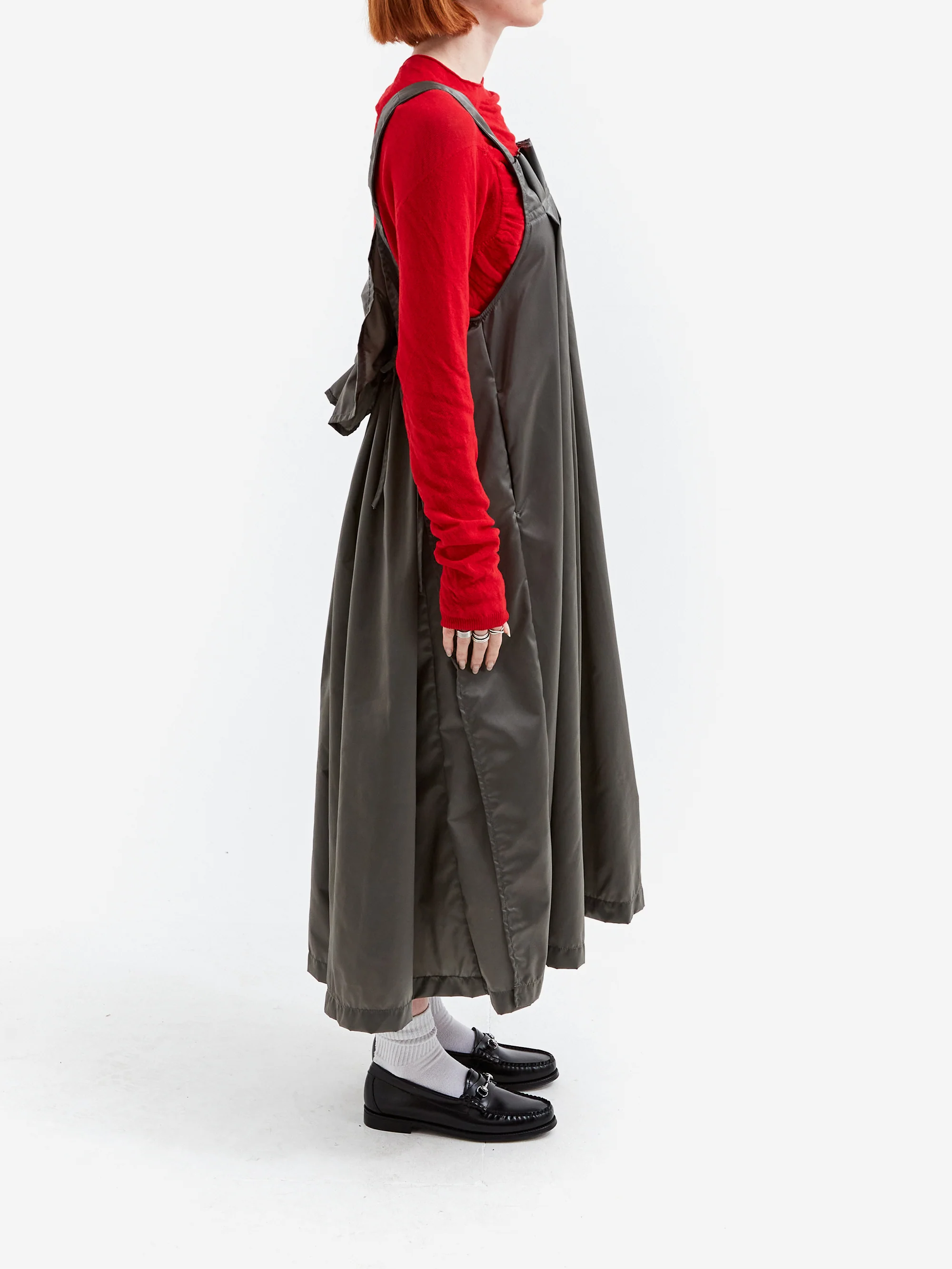 RhodolirioN Jumper Skirt - Military Twill Grey - Image 2