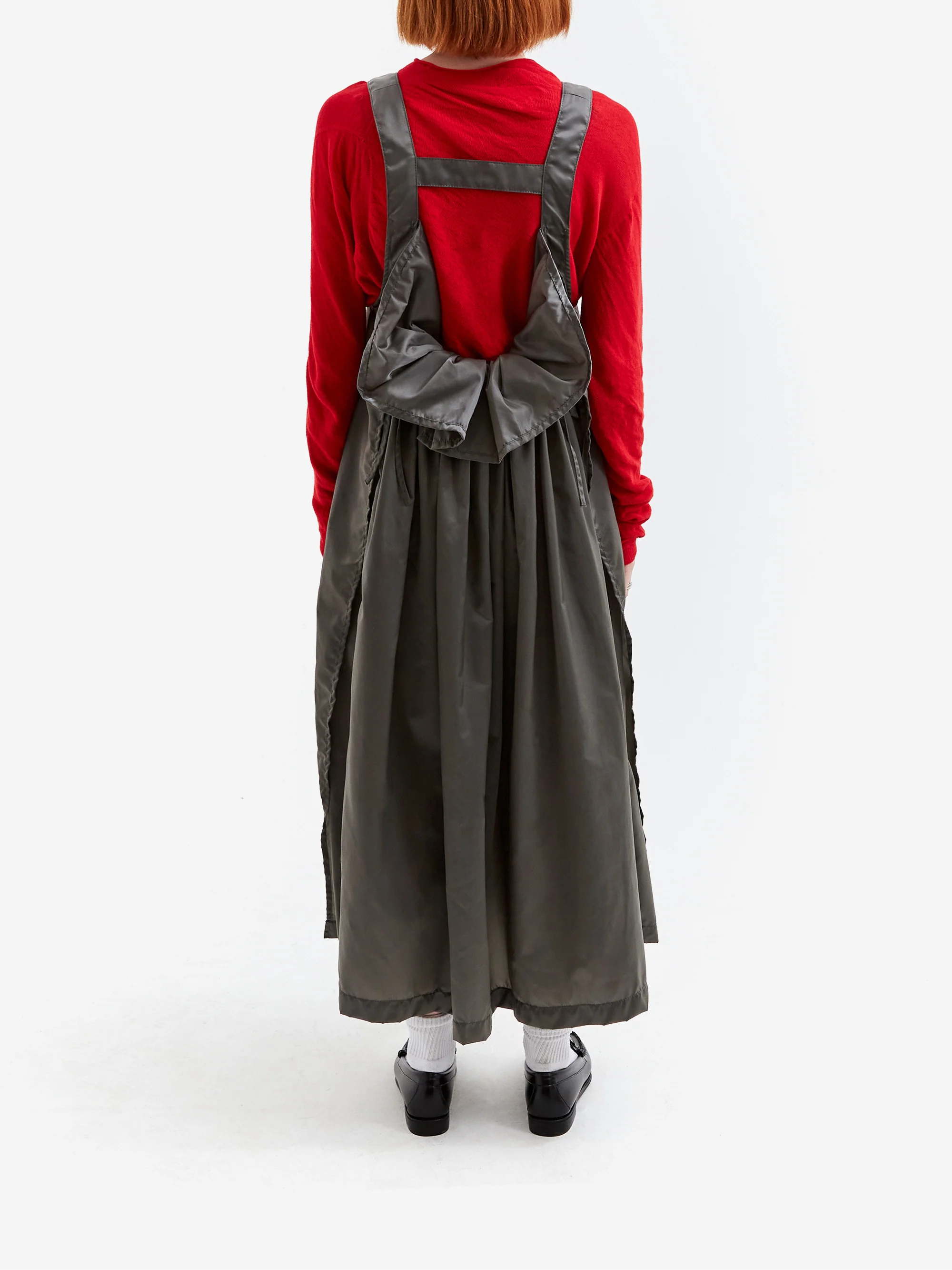 RhodolirioN Jumper Skirt - Military Twill Grey - Image 3
