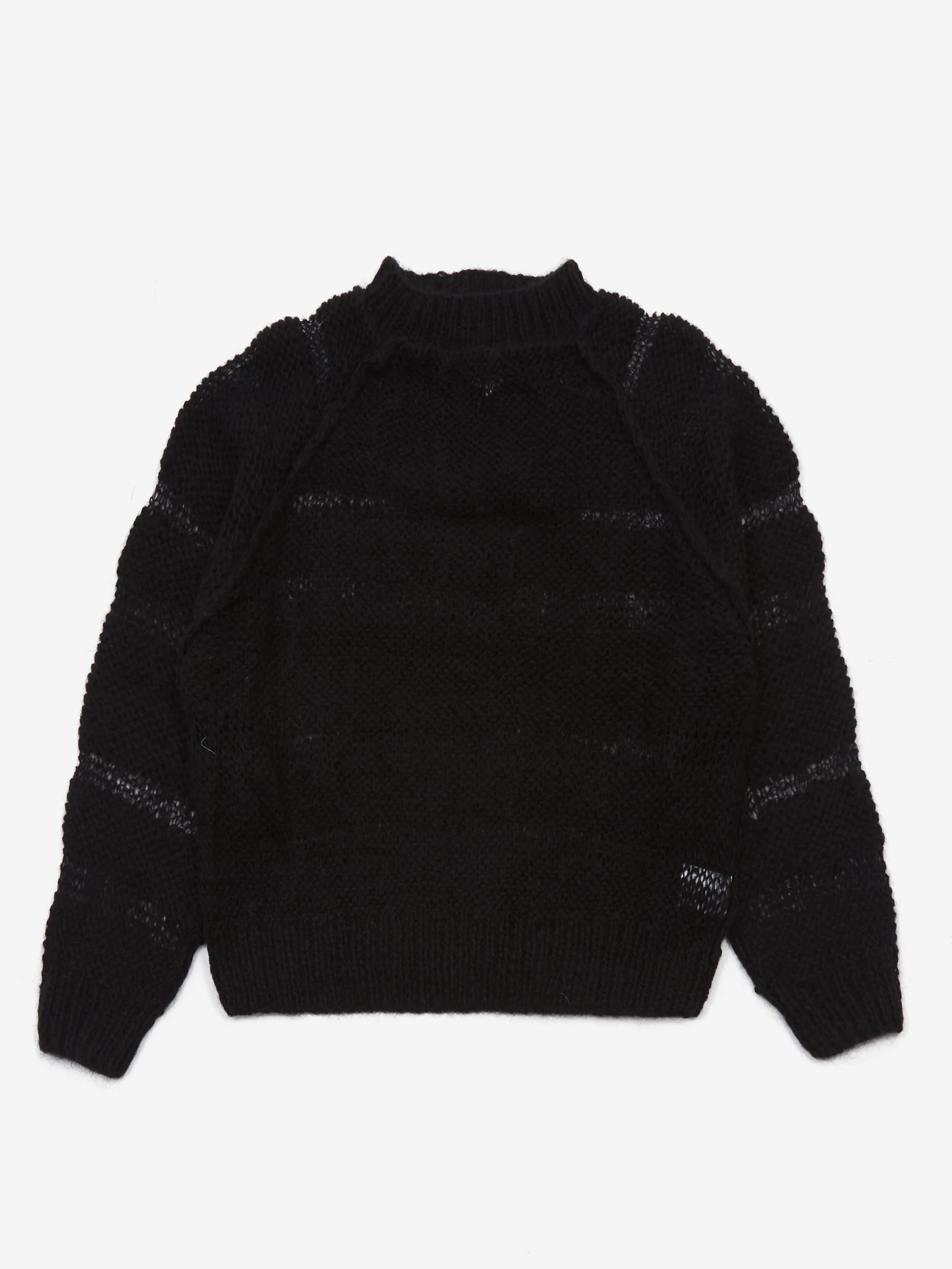 RhodolirioN Mohair Mock Neck Sweater - Black - Image 4