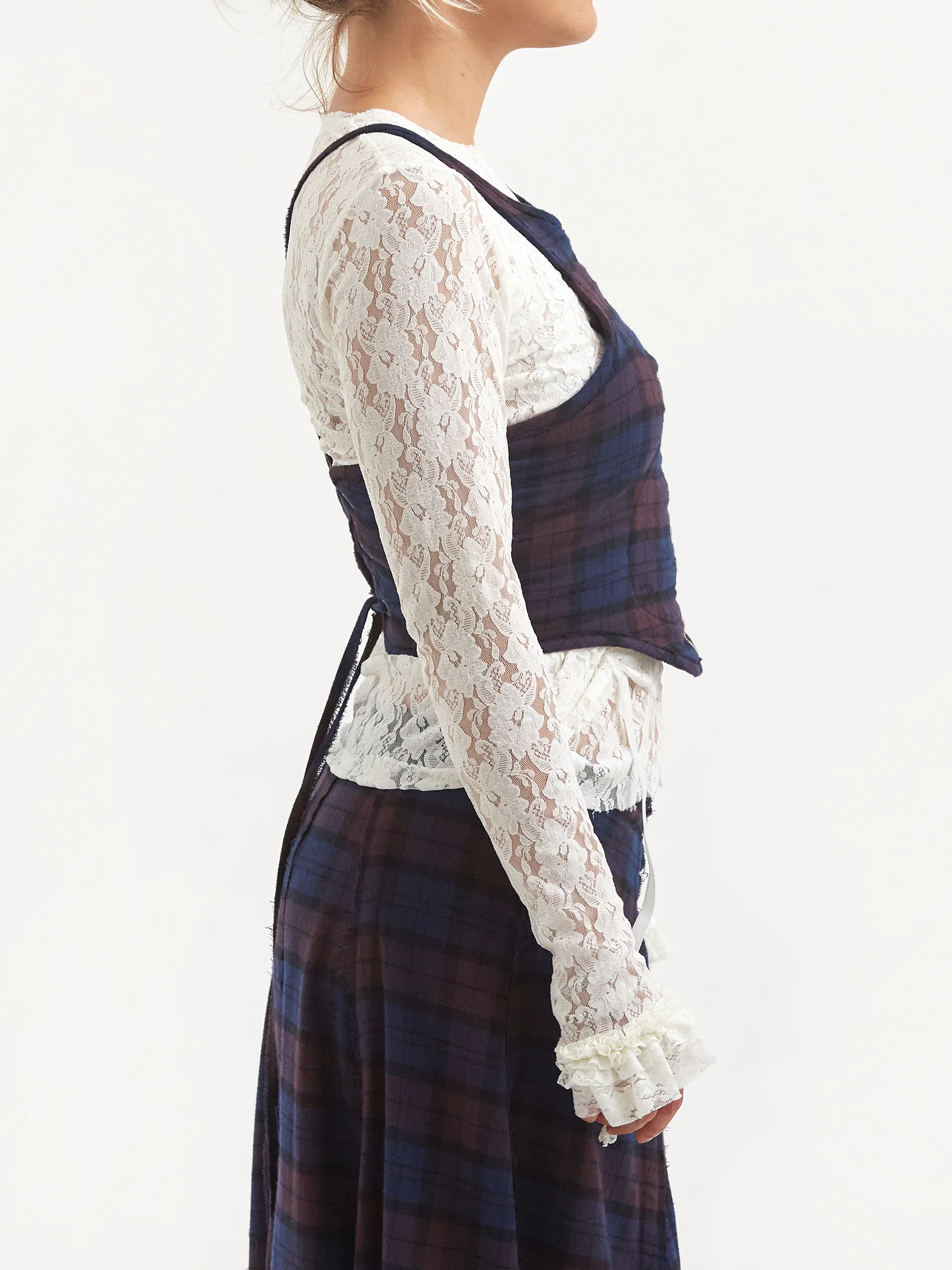 Romina Ferrari Armour Top - Check - Image 2