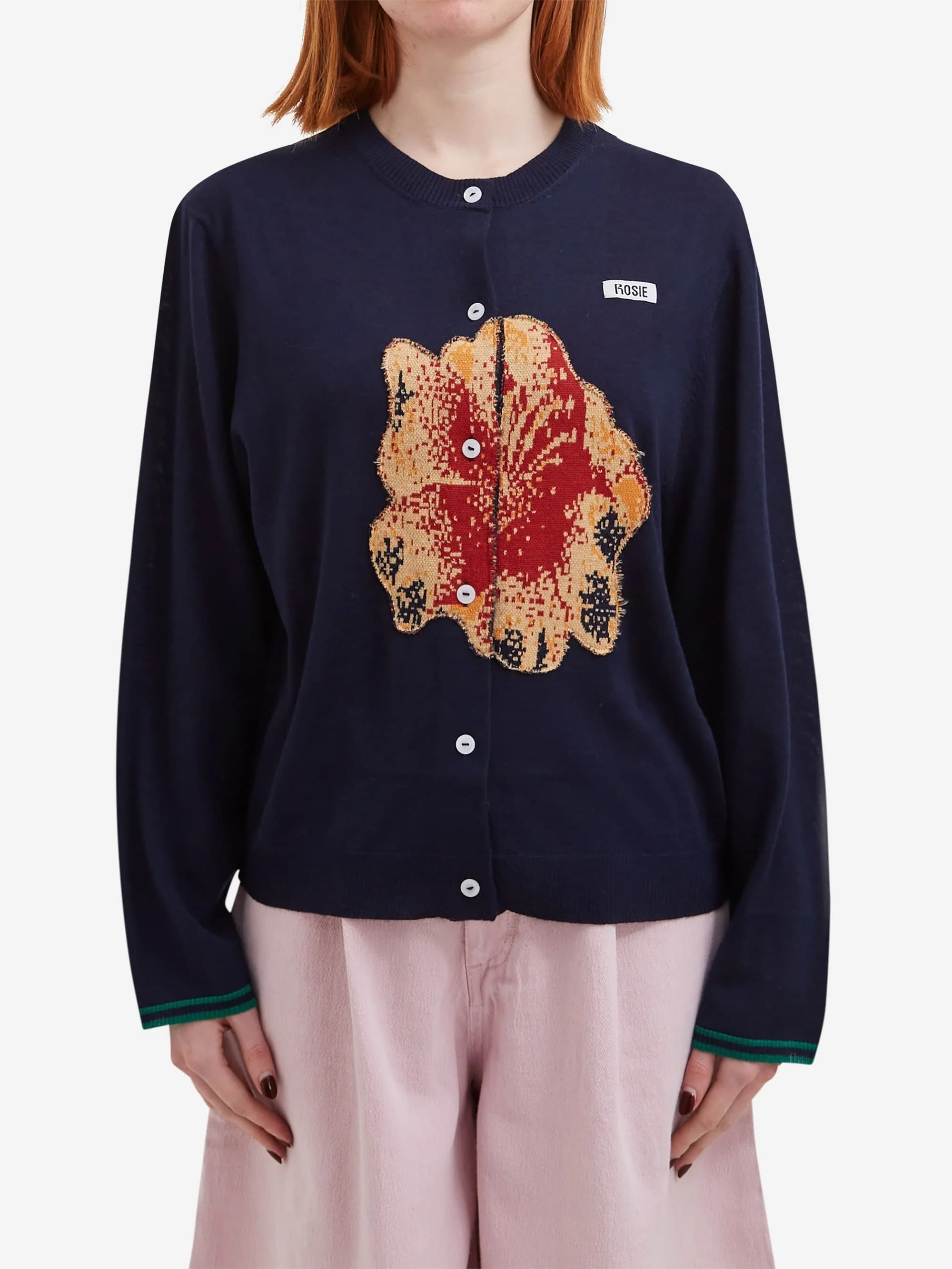 Rosie Antwerp Odile Cardigan - Navy