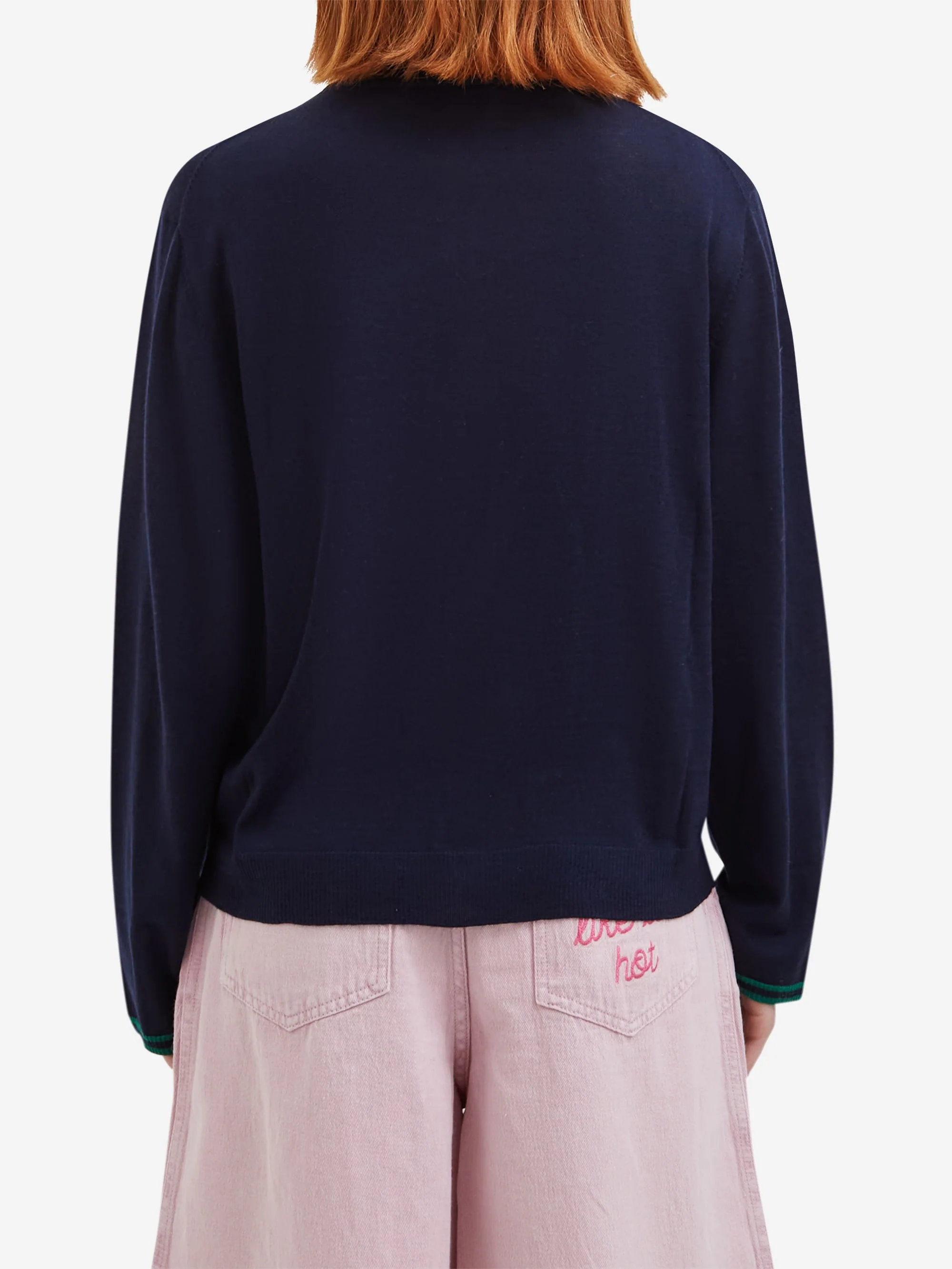 Rosie Antwerp Odile Cardigan - Navy - Image 3