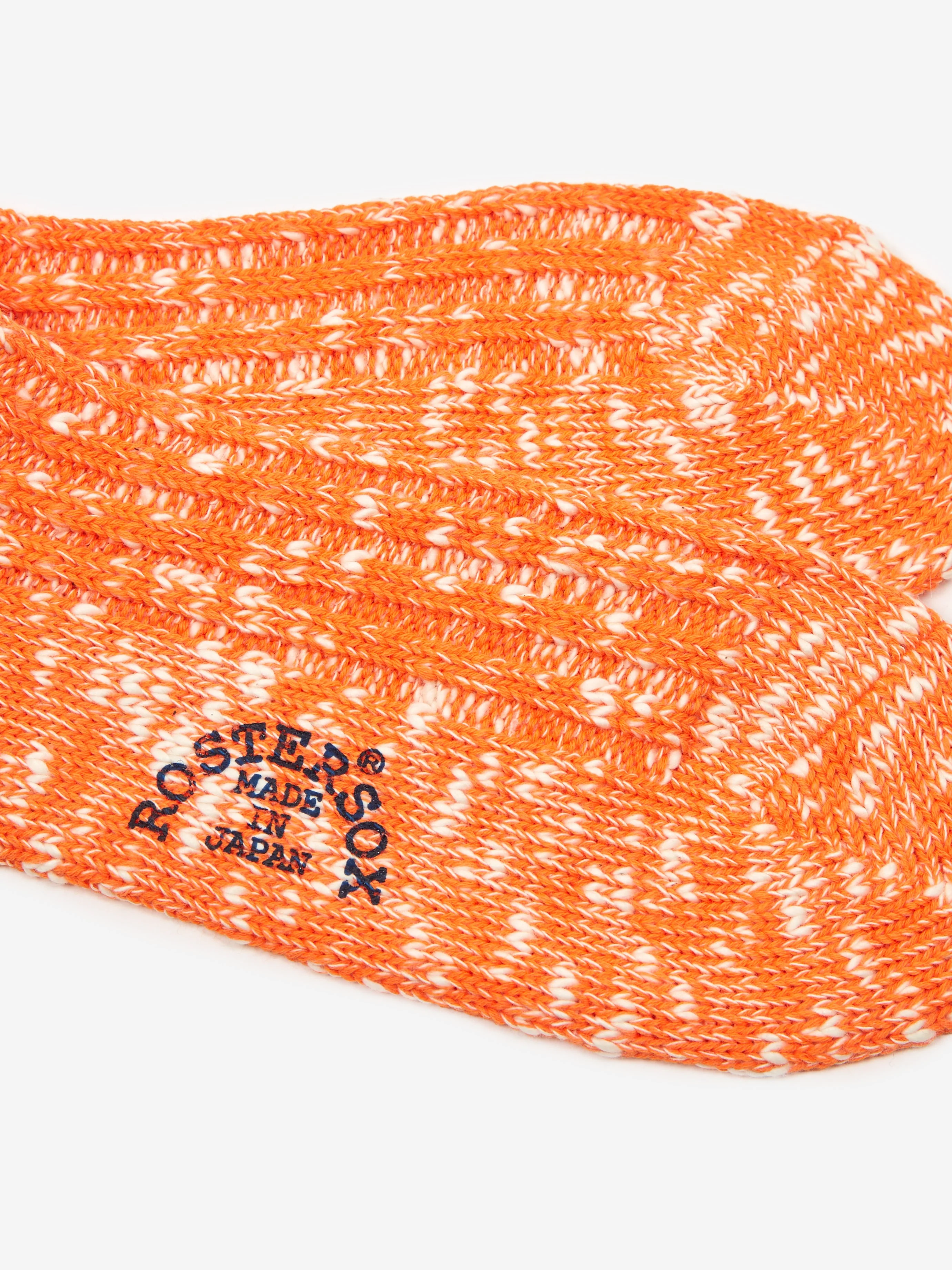 Rostersox N Slub Crew Socks W - Orange - Image 3