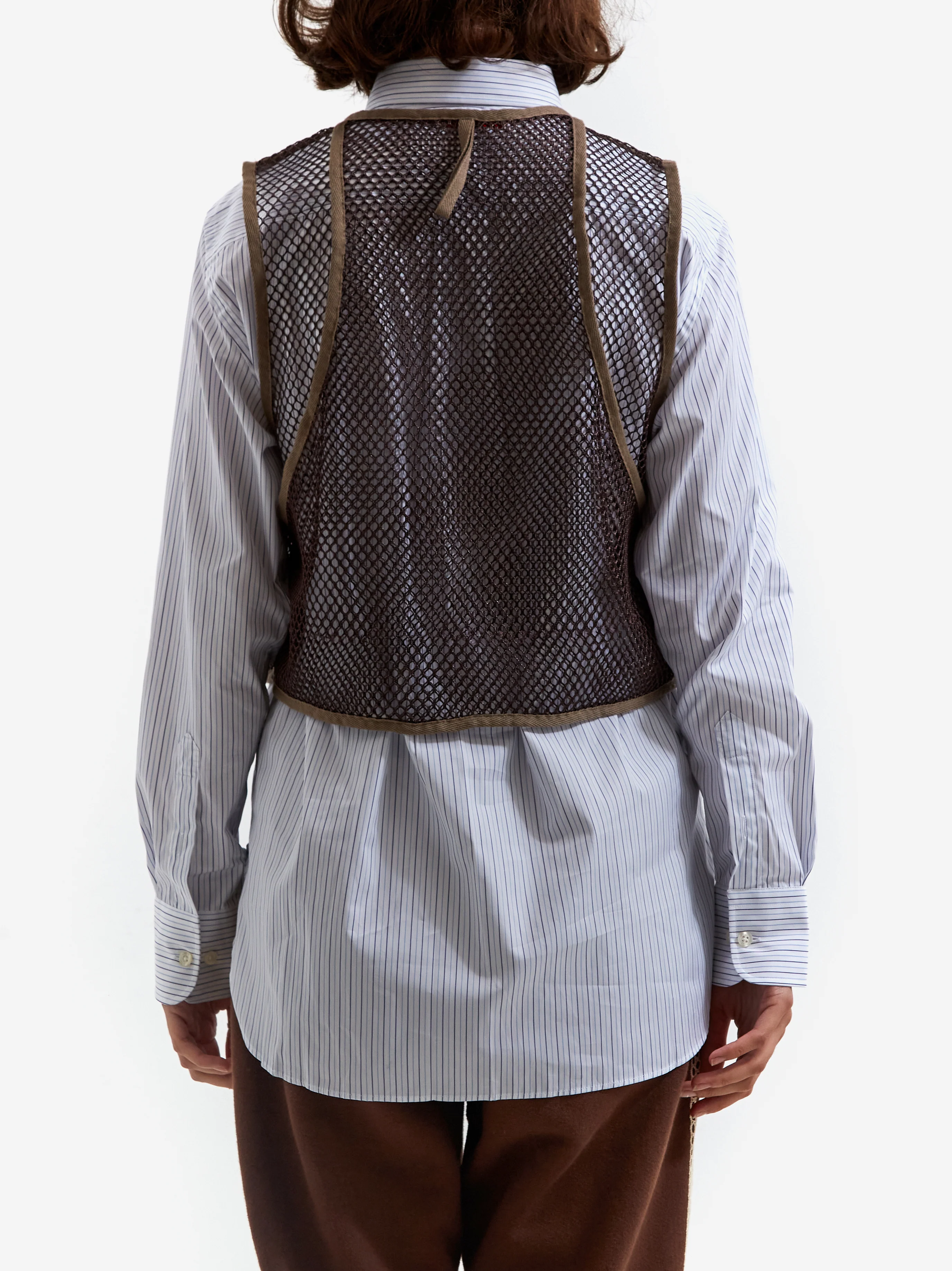 s.k. manor hill Trapper Vest - Brown Mesh - Image 3