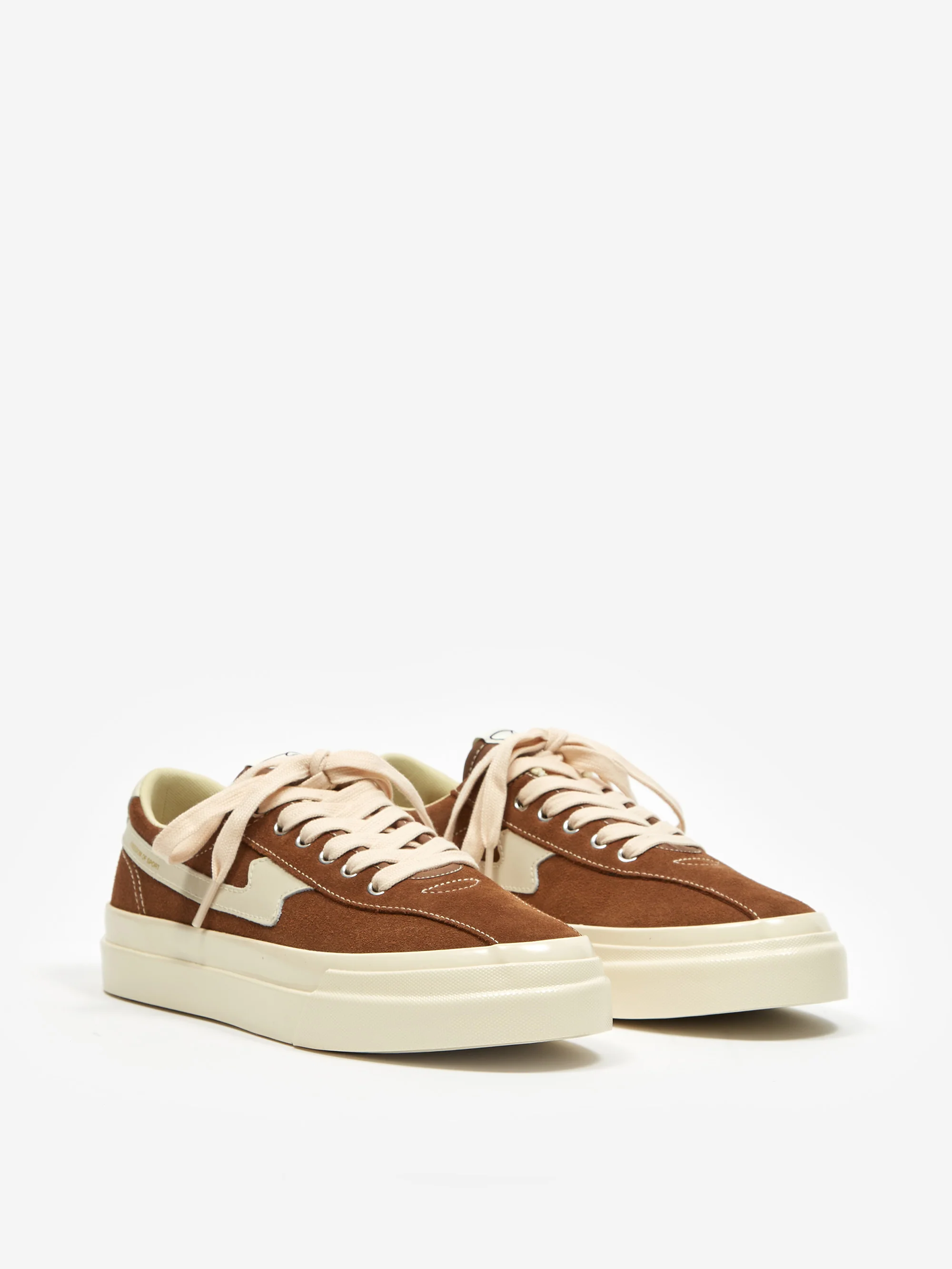 S.W.C Stepney Workers Club Dellow S-Strike Suede W - Bark/Ecru - Image 2