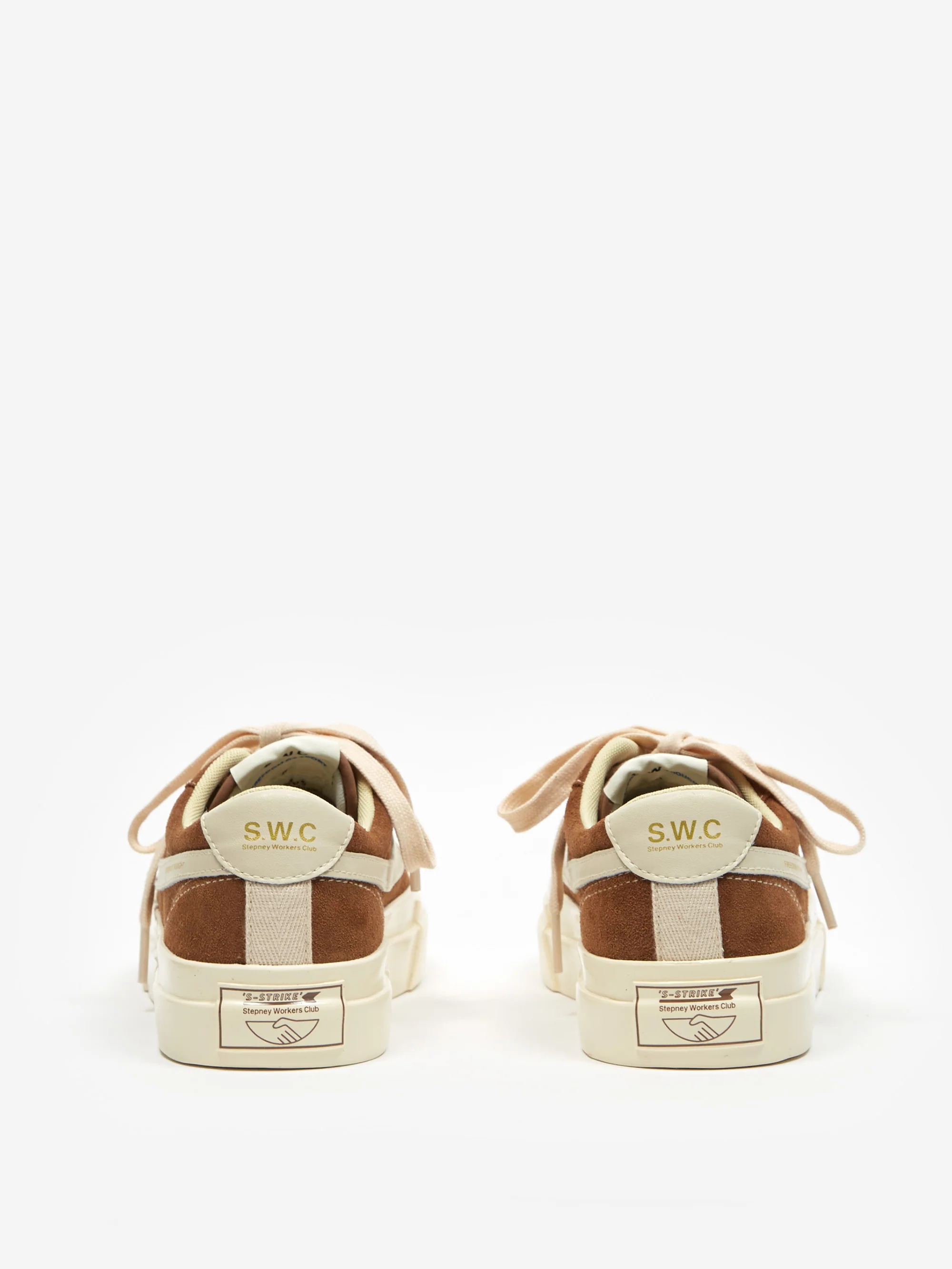 S.W.C Stepney Workers Club Dellow S-Strike Suede W - Bark/Ecru - Image 5