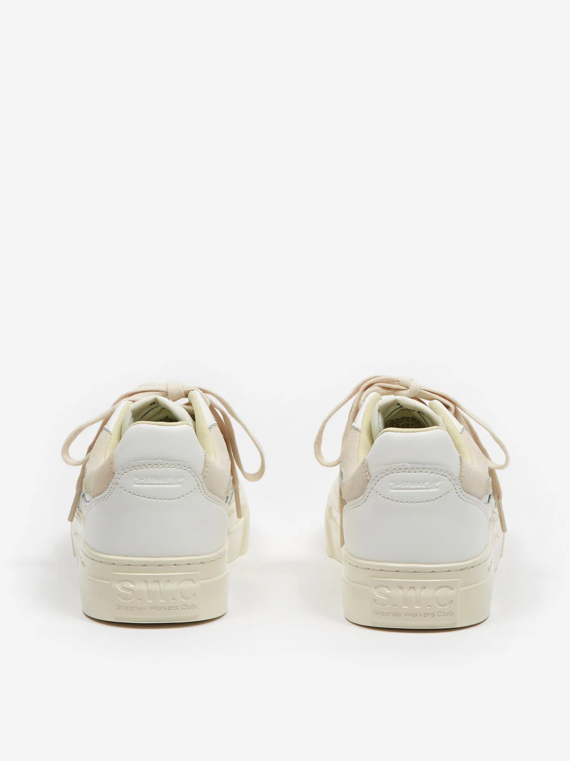 S.W.C Stepney Workers Club Pearl S-Strike Leather - White/Putty - Image 5