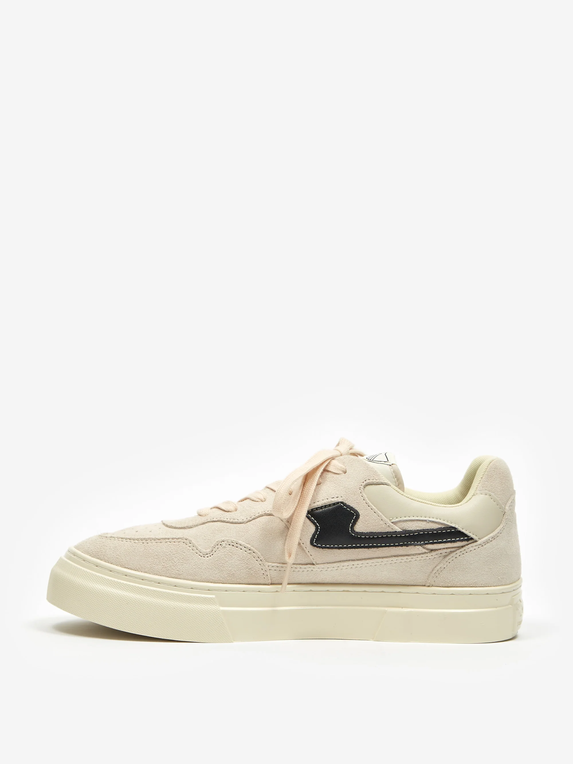 S.W.C Stepney Workers Club Pearl S-Strike Suede - Ecru/Black - Image 4