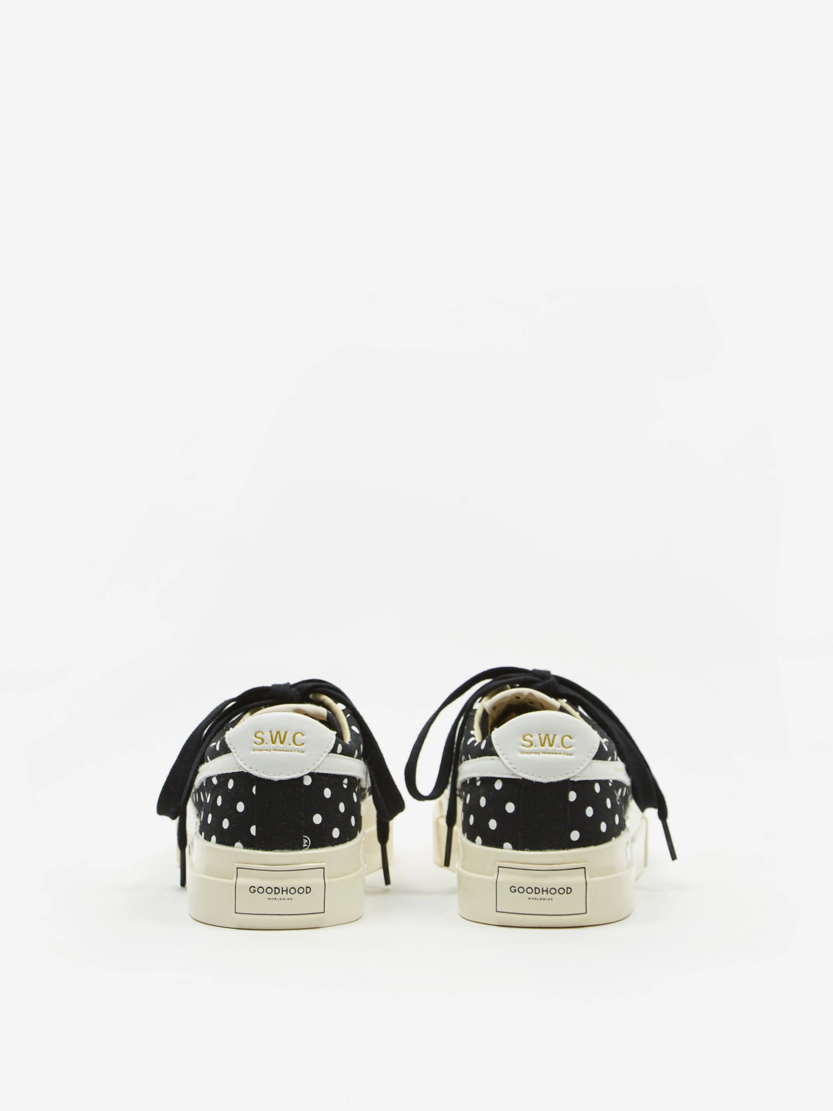 S.W.C Stepney Workers Club x Goodhood Dellow S-Strike - Black/White GH Polka - Image 13