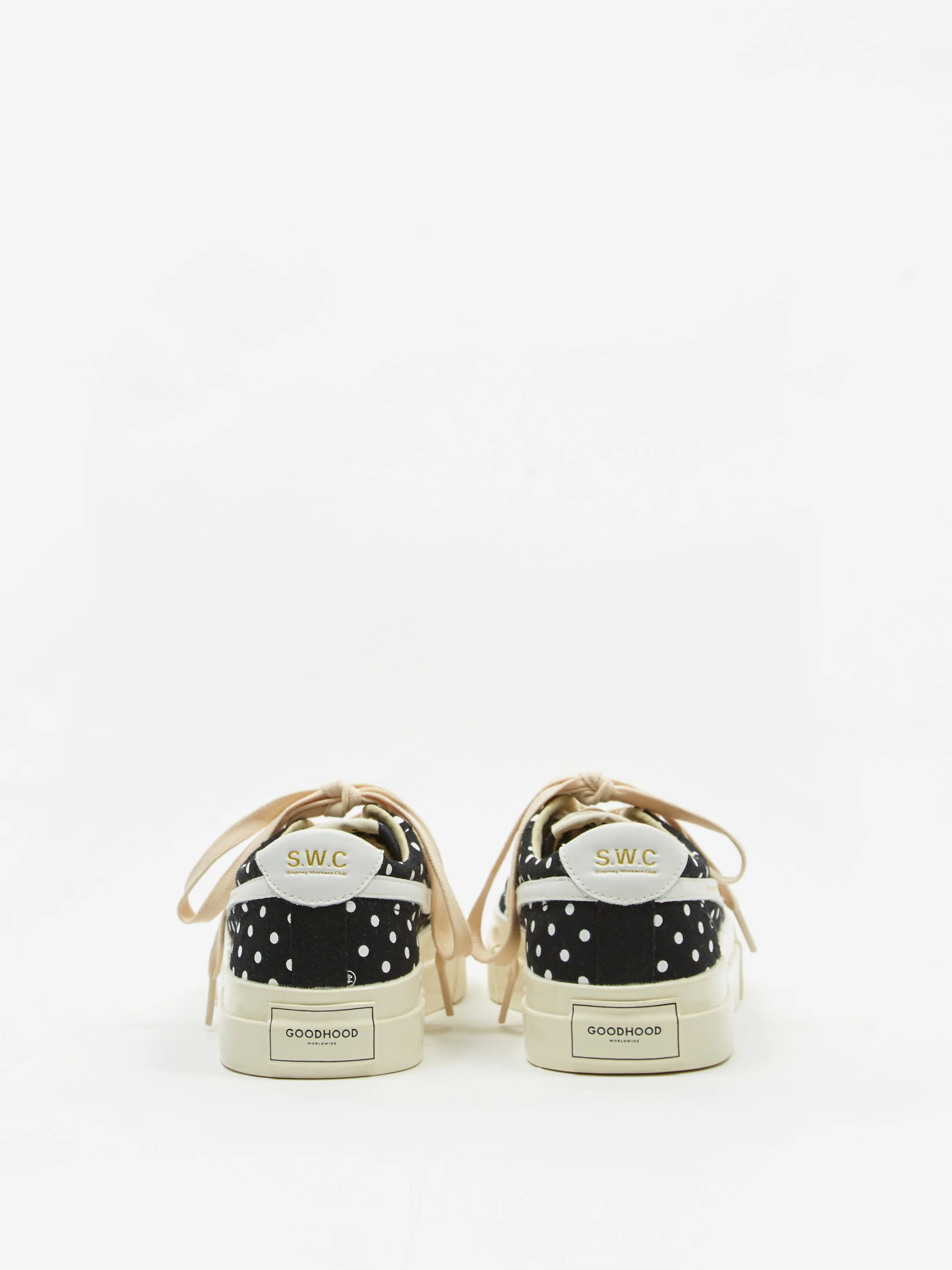 S.W.C Stepney Workers Club x Goodhood Dellow S-Strike - Black/White GH Polka - Image 5
