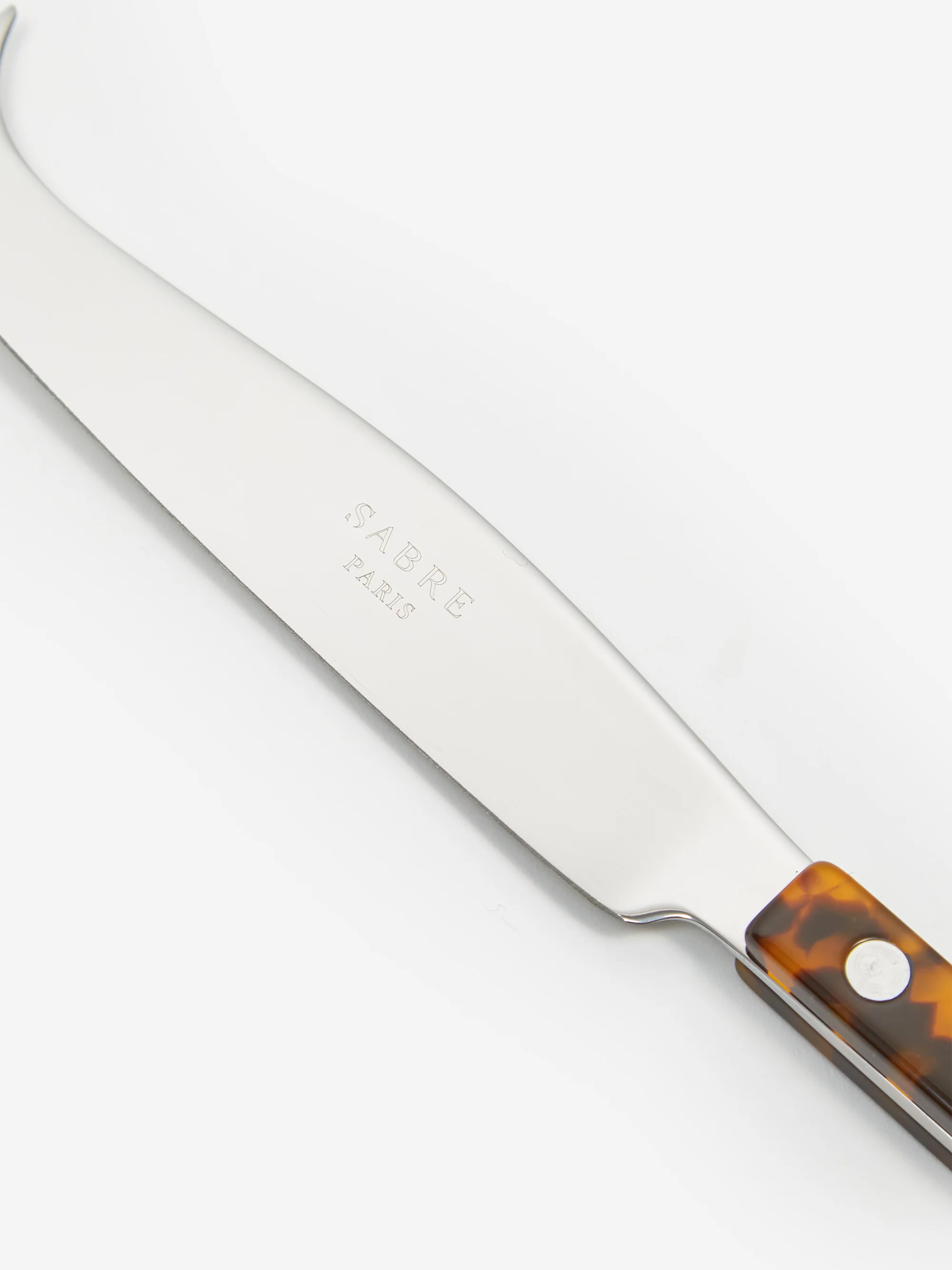 Sabre Cheese Knife - Faux Tortoise - Image 2