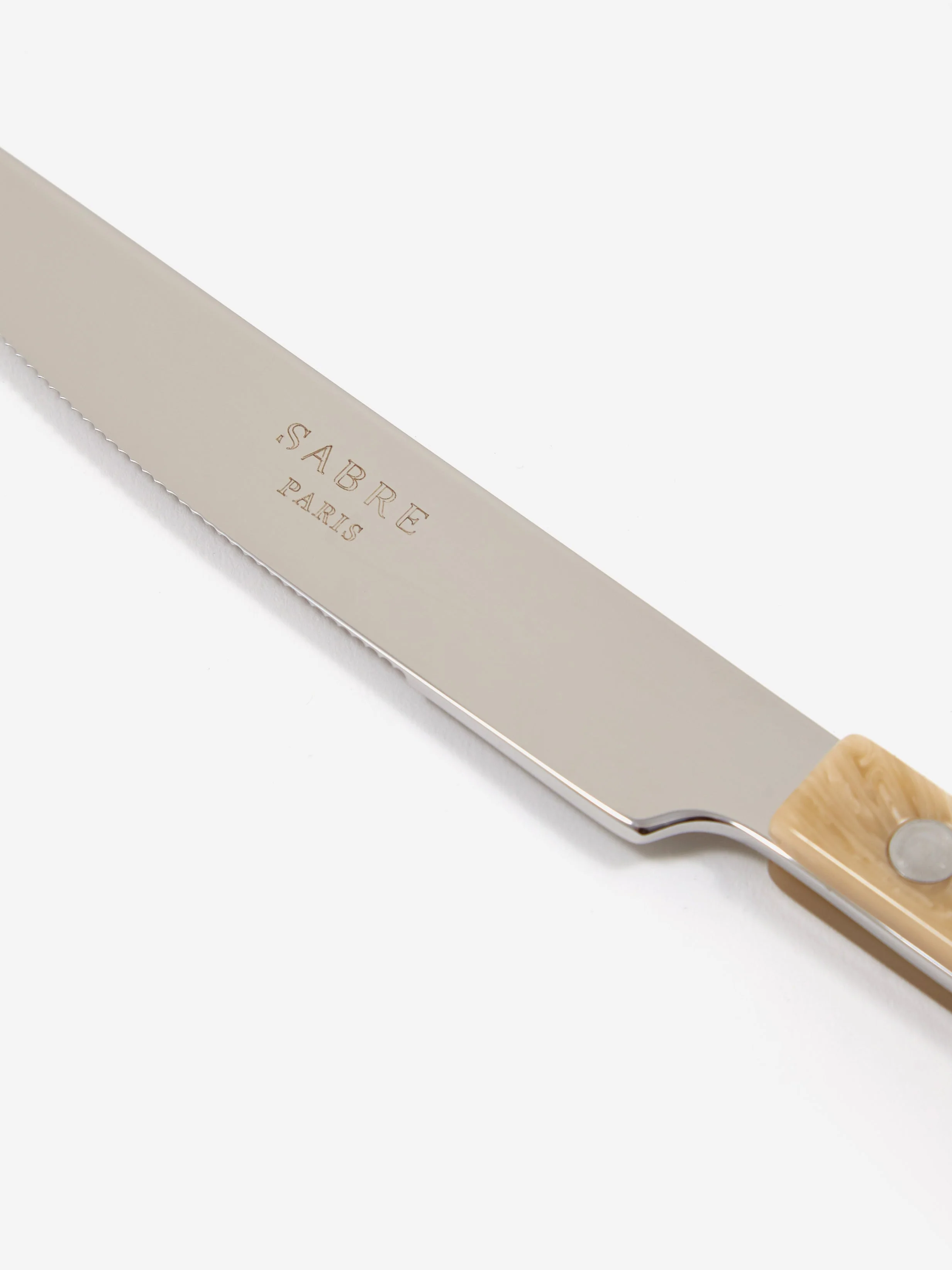 Sabre Paris Dinner Knife - Faux Horn - Image 2