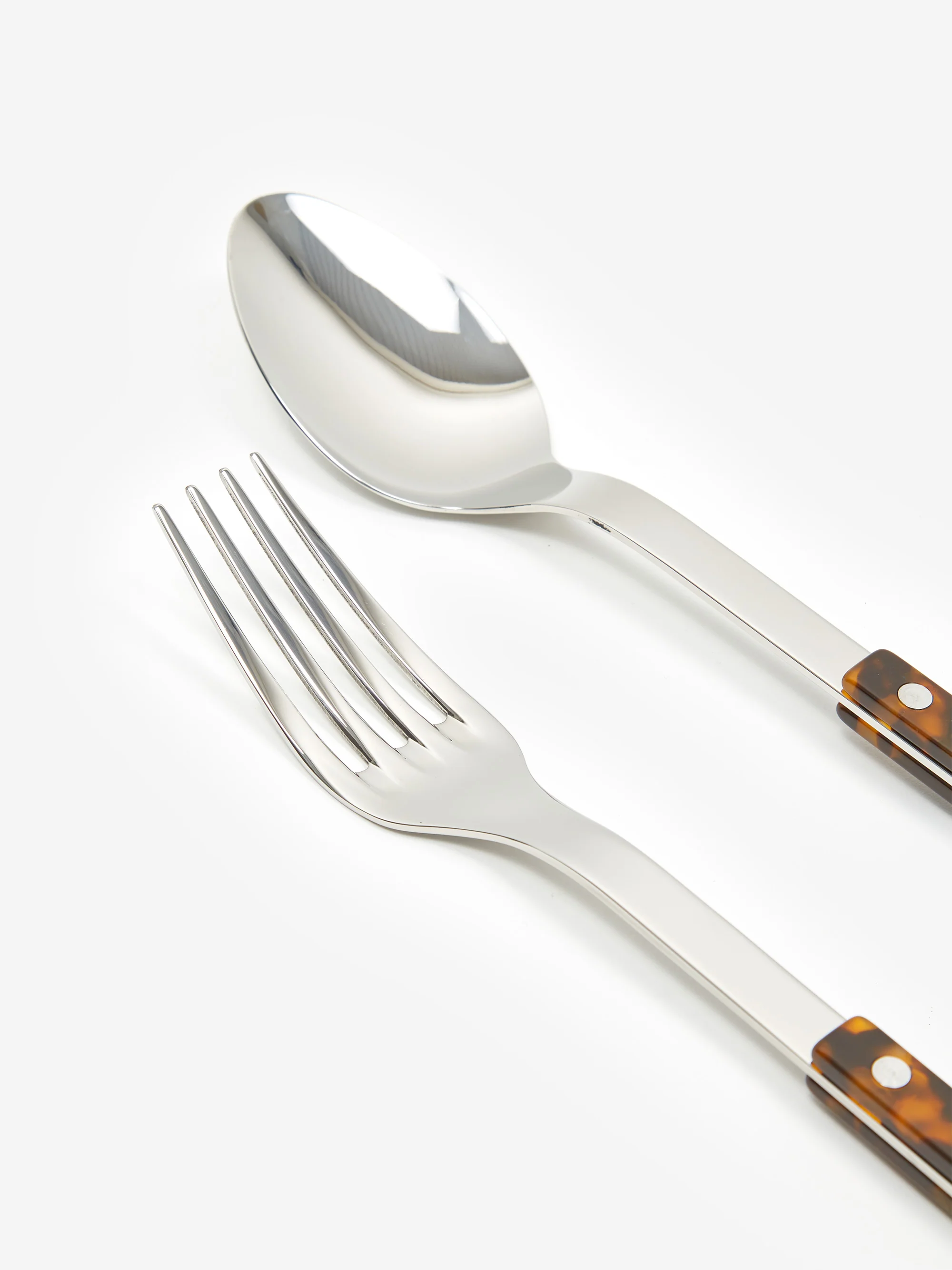 Sabre Serving Set - Faux Tortoise - Image 2