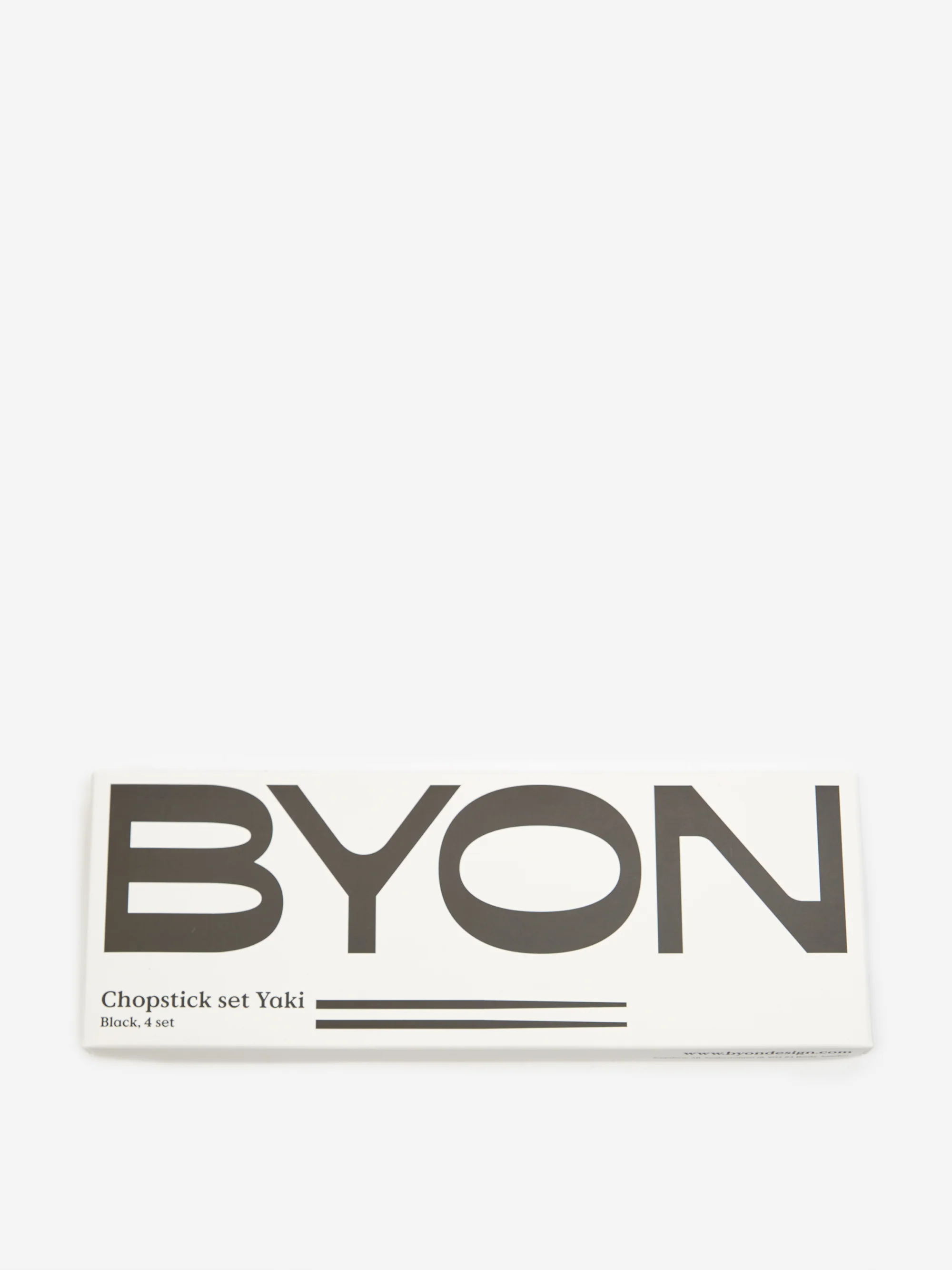 Sagaform Byon Design Chopstick Set Yaki - Black - Image 3