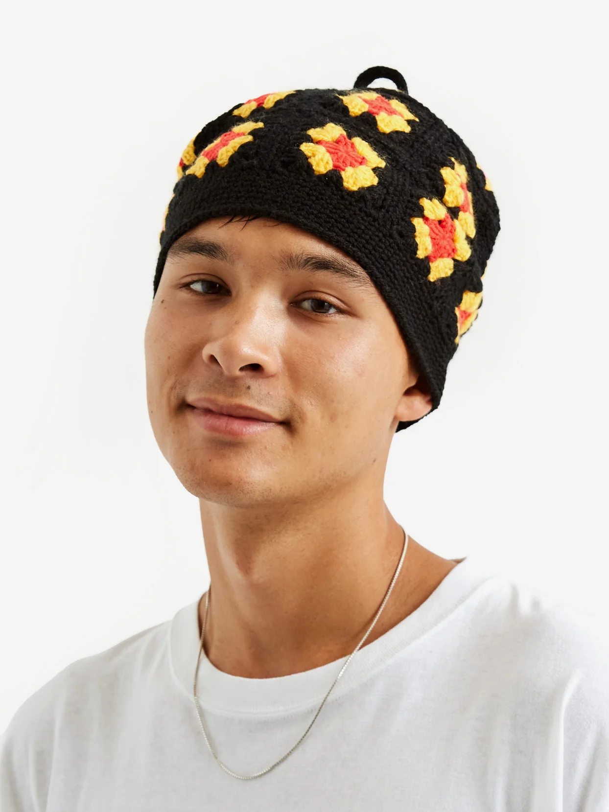 Sam Pomeroy Crochet Beanie - Black - Image 3