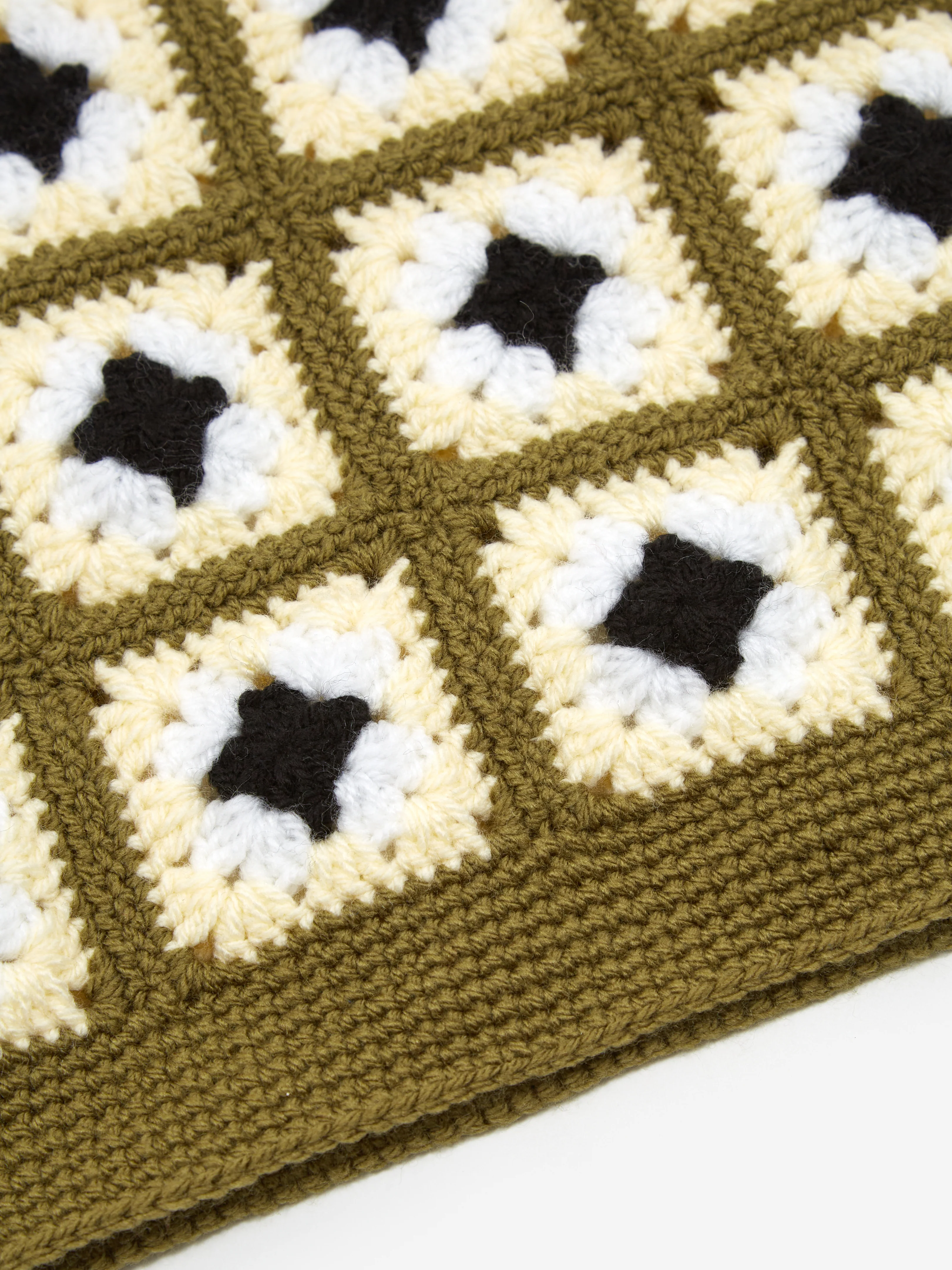 Sam Pomeroy Crochet Beanie - Olive - Image 3