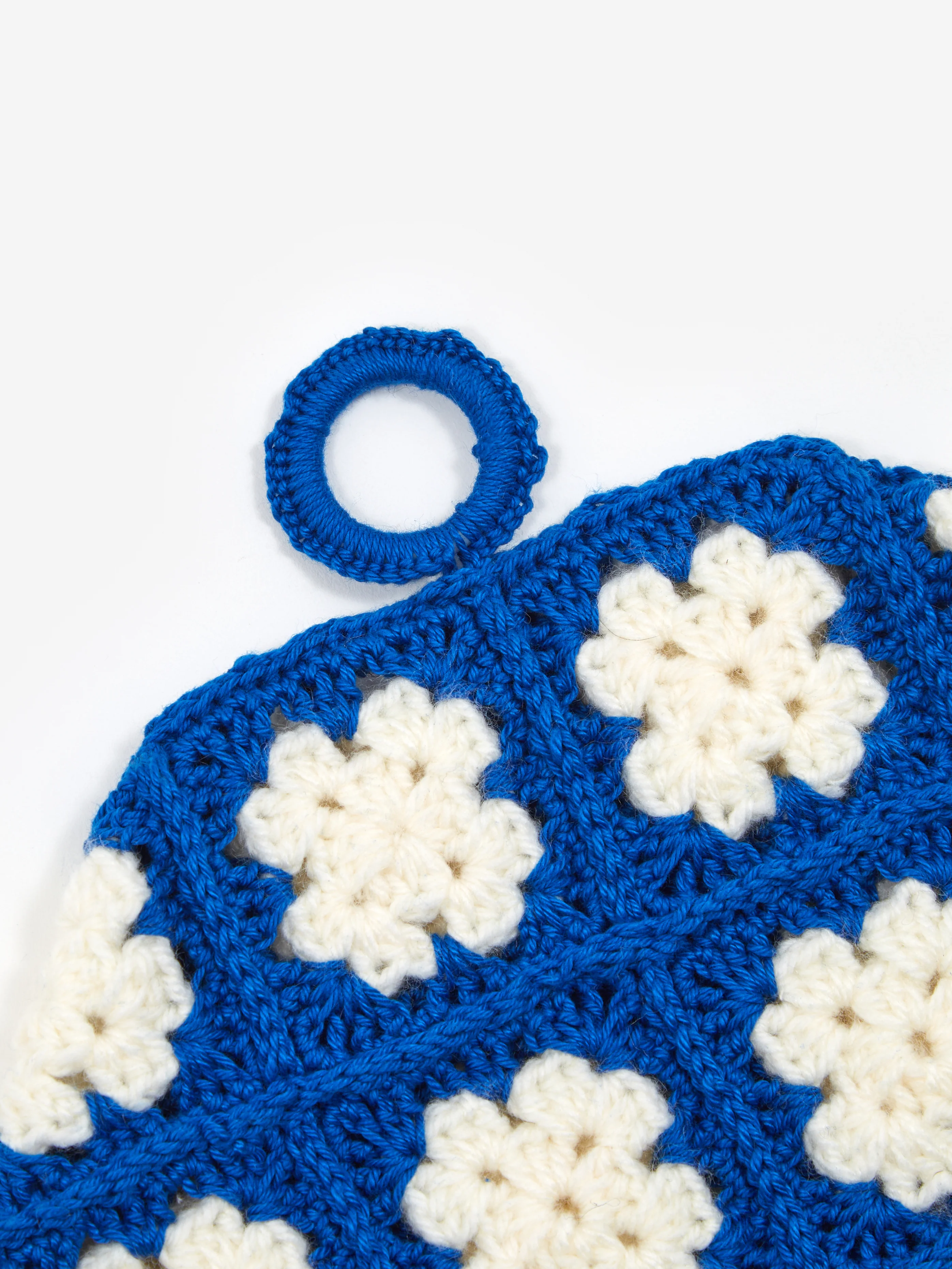 Sam Pomeroy Crochet Beanie - Royal Blue - Image 2