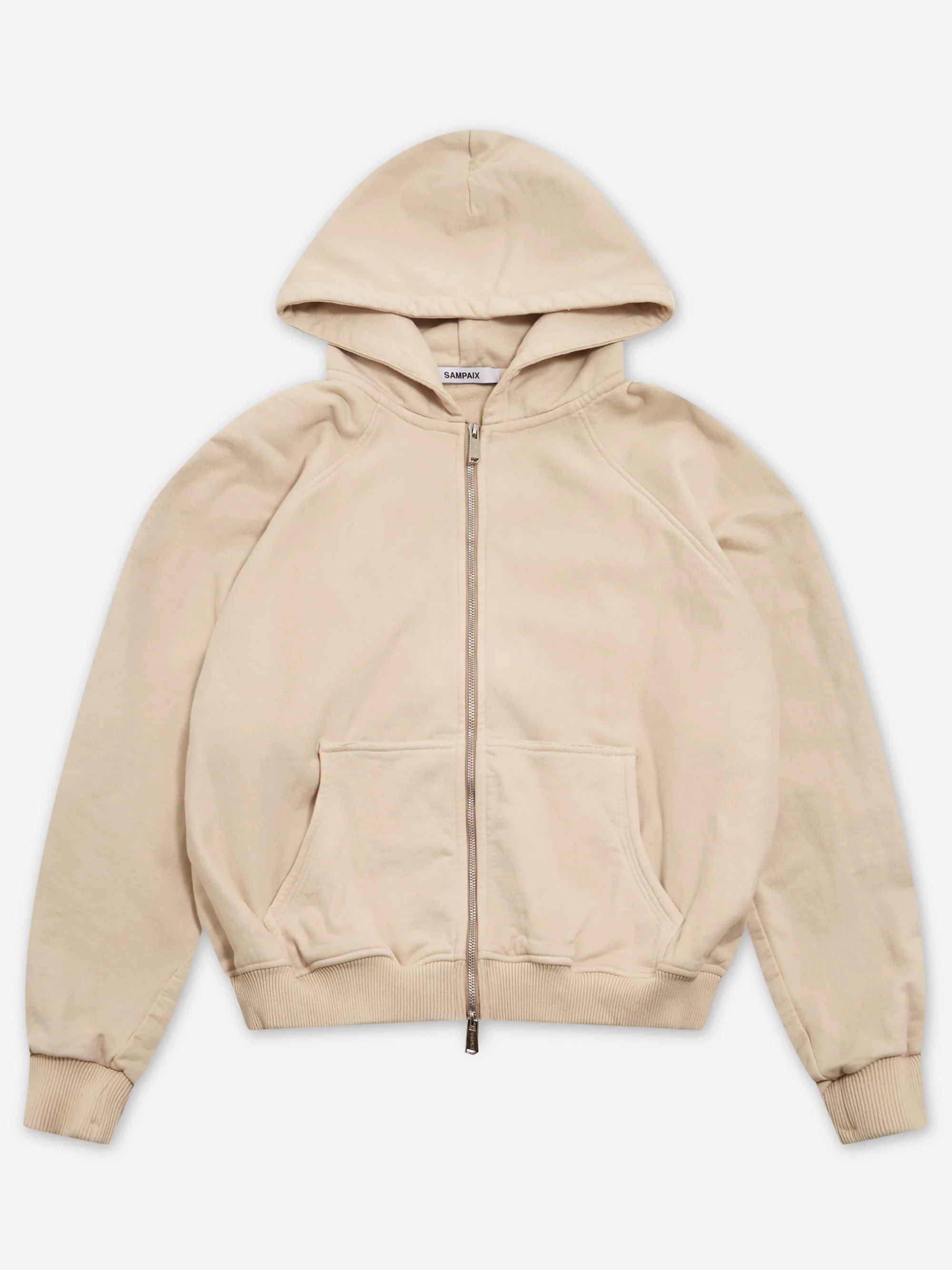 SAMPAIX SS09 Banan Zip Up Hoodie - Chai