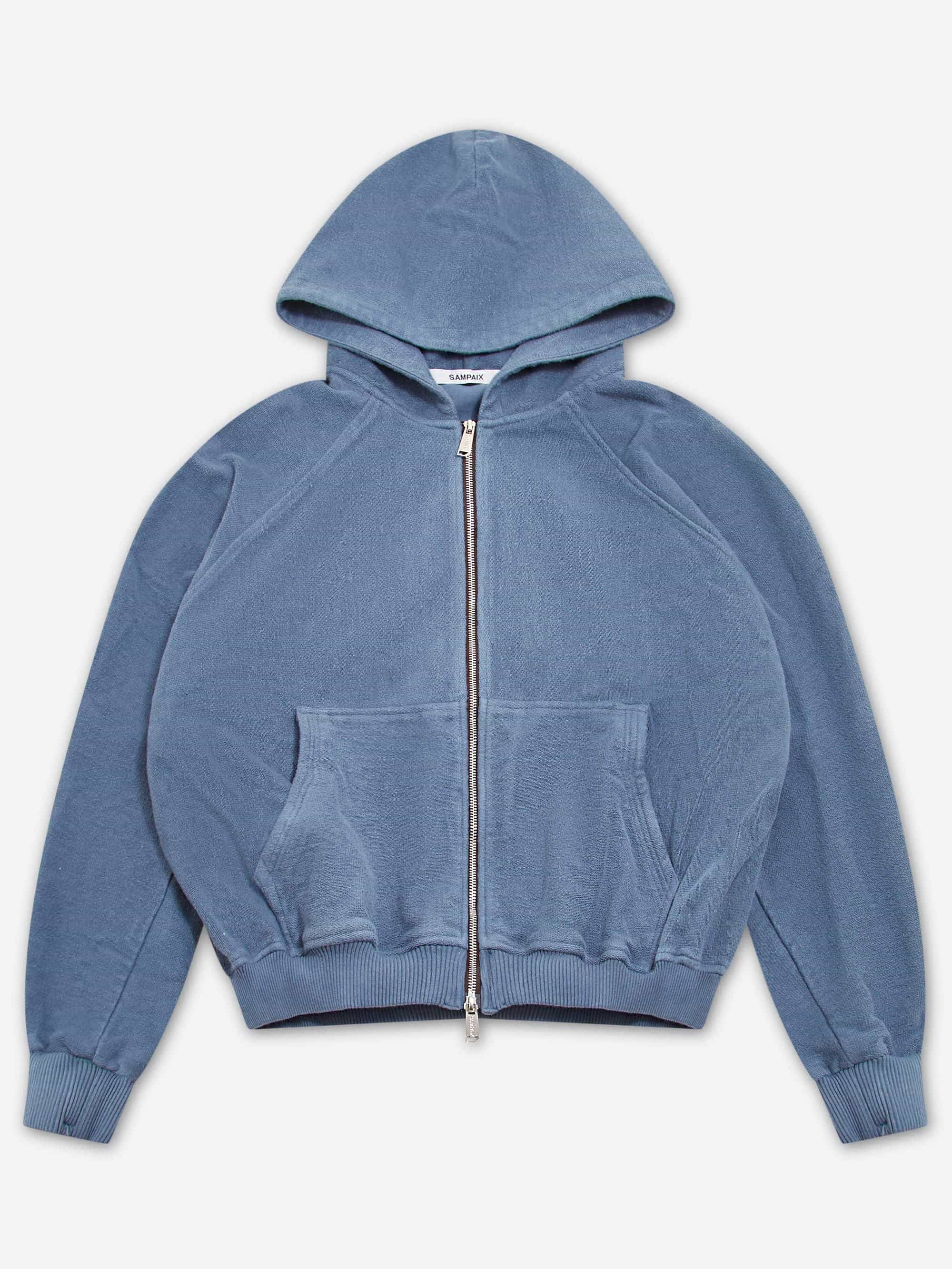SAMPAIX SS09 Banan Zip Up Hoodie - Navy