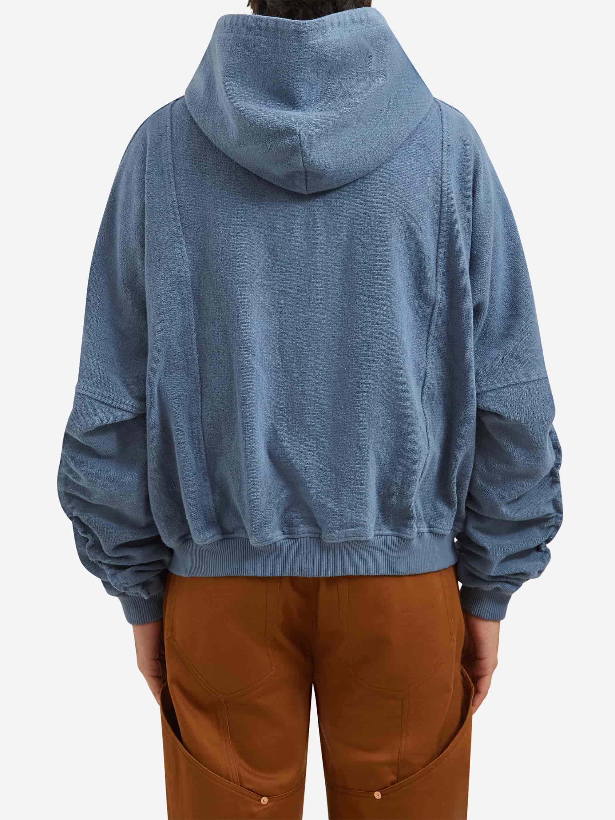 SAMPAIX SS09 Banan Zip Up Hoodie - Navy - Image 6