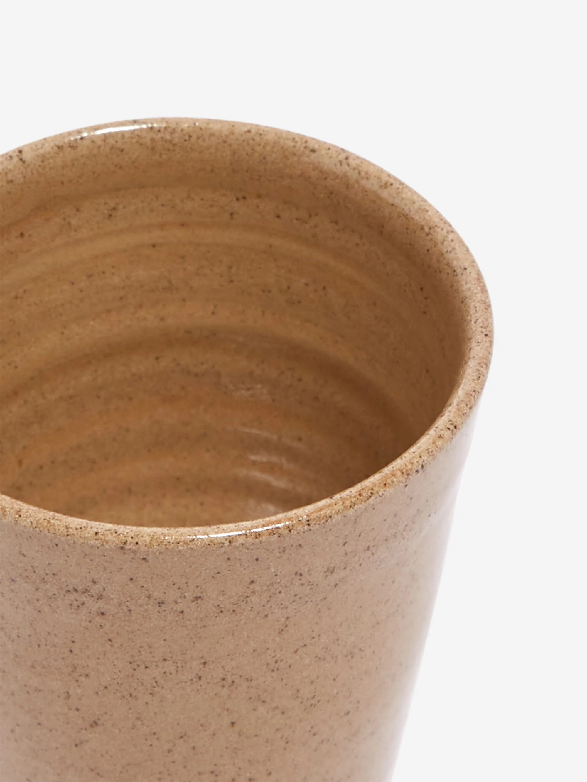 San San Ceramics 8oz Taper Cup - Buff - Image 2