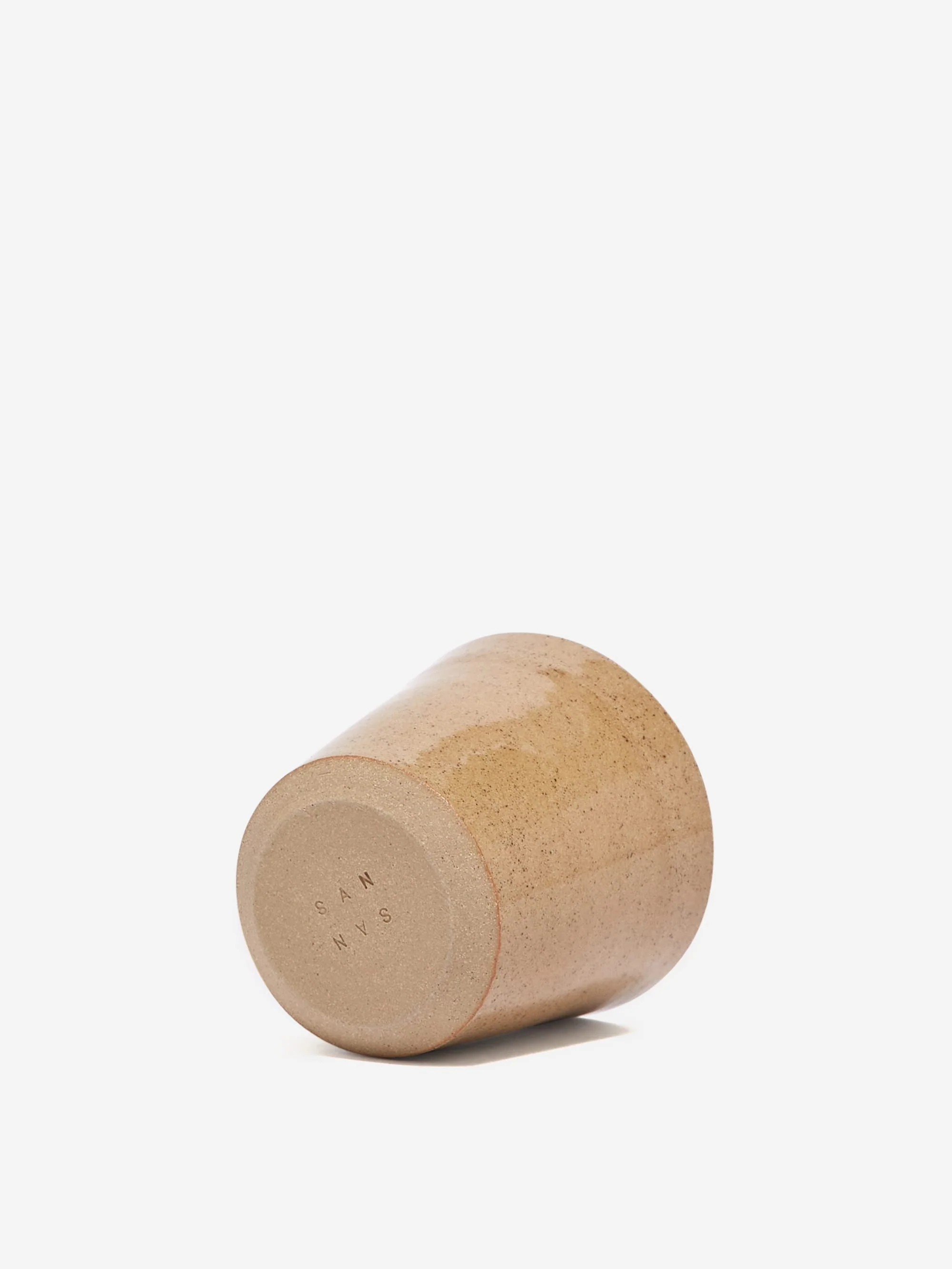 San San Ceramics 8oz Taper Cup - Buff - Image 3