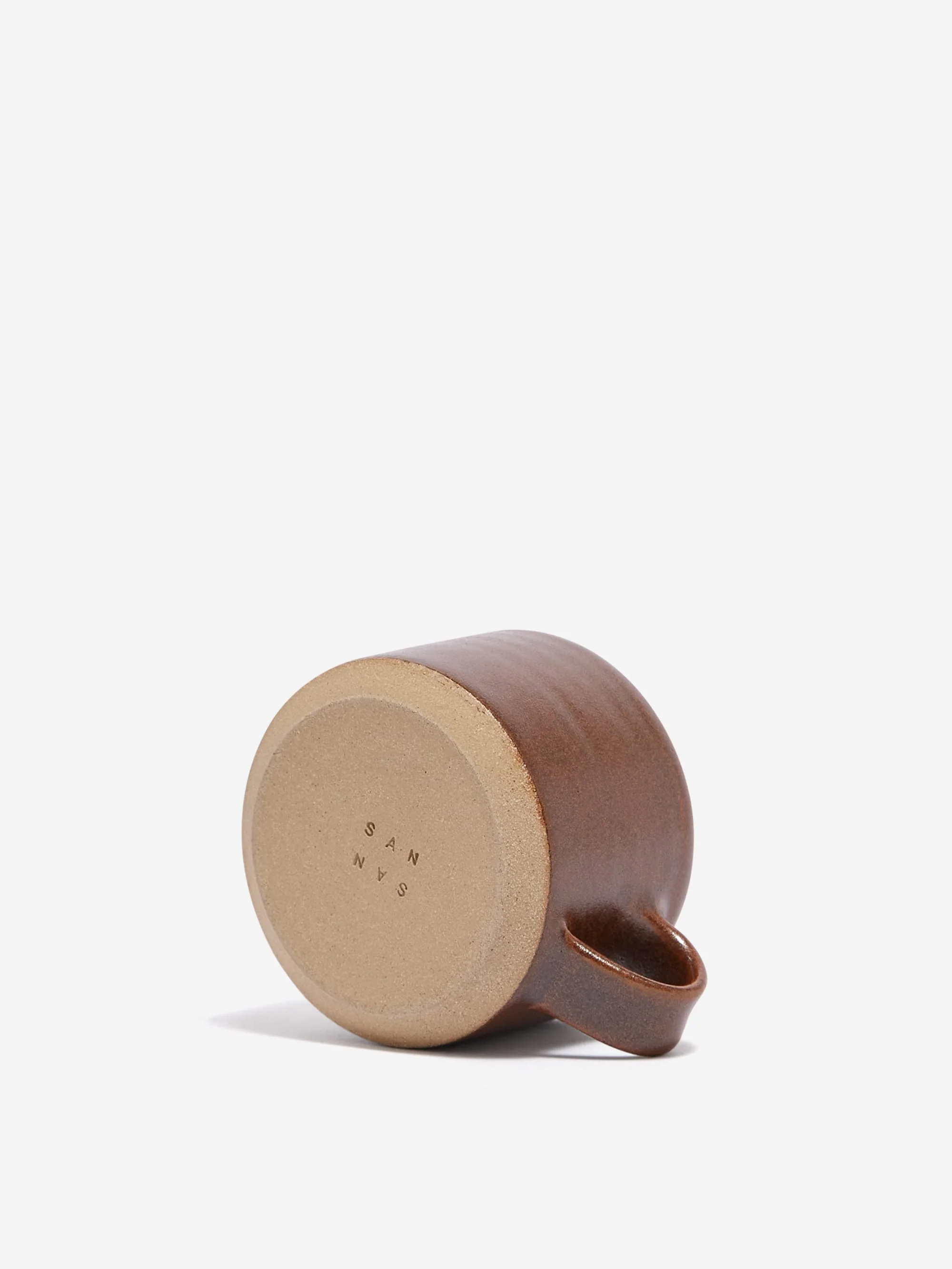 San San Ceramics Short Mug - Russet - Image 3
