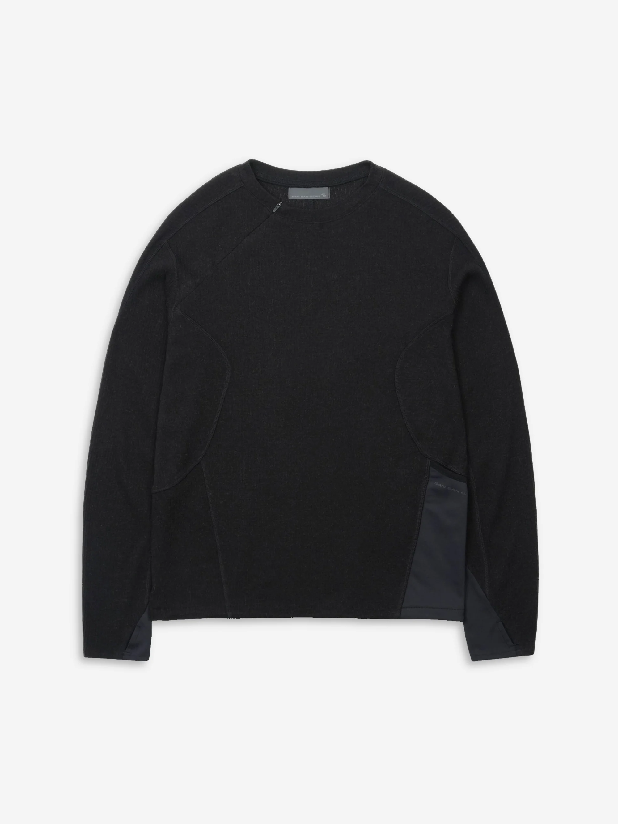 San San Gear Ribbed Long Sleeve - Black