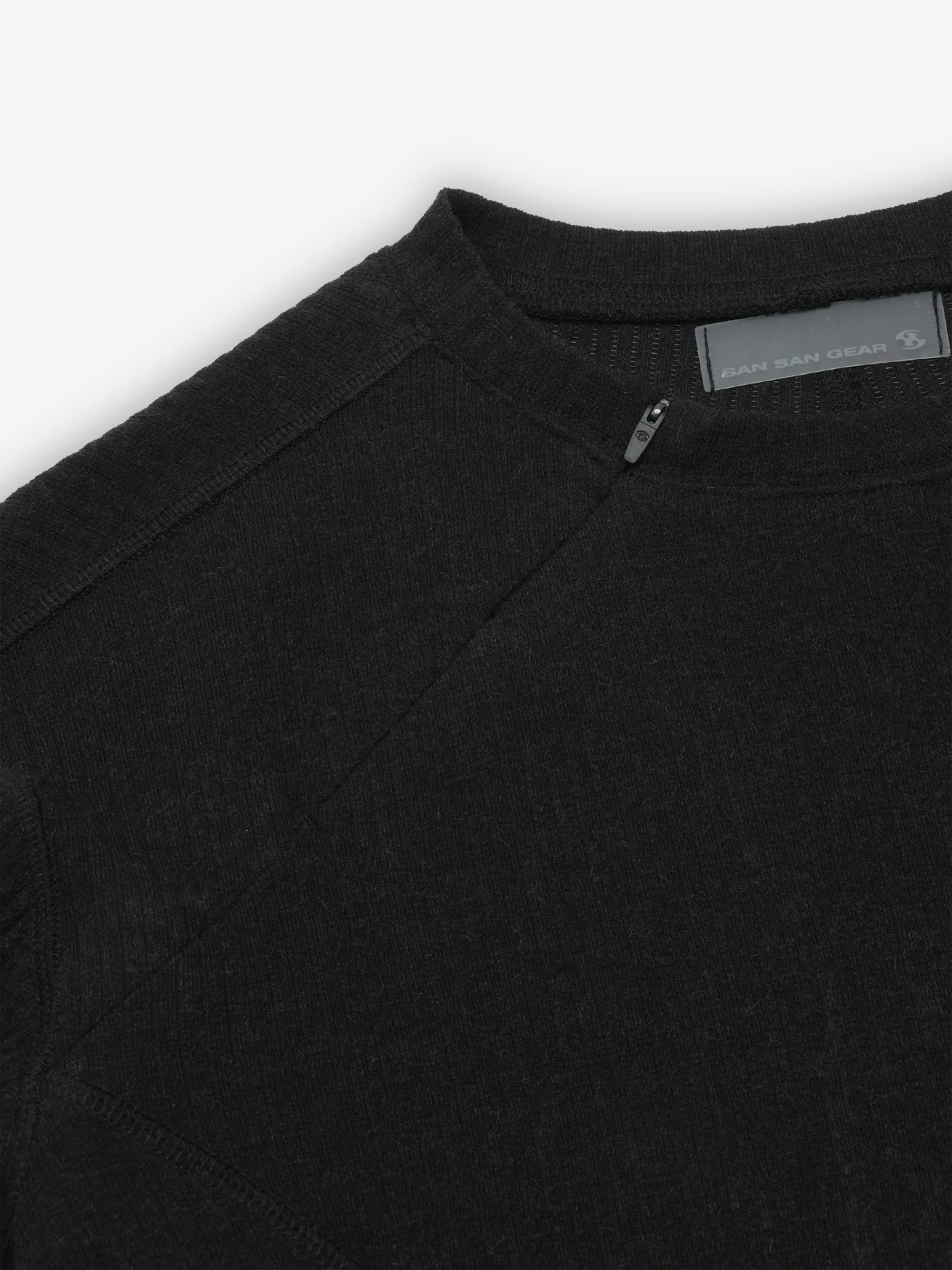 San San Gear Ribbed Long Sleeve - Black - Image 3