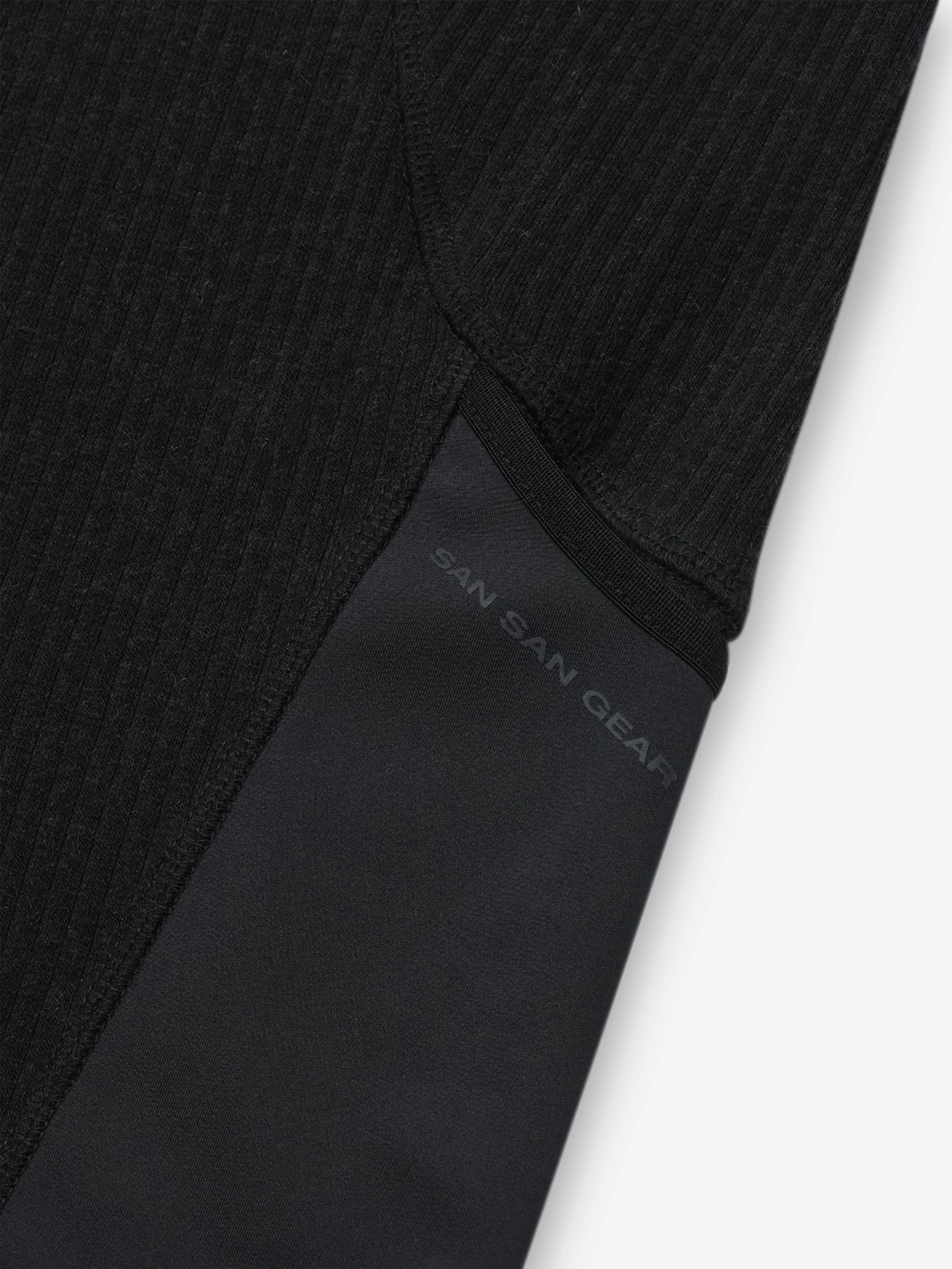 San San Gear Ribbed Long Sleeve - Black - Image 4